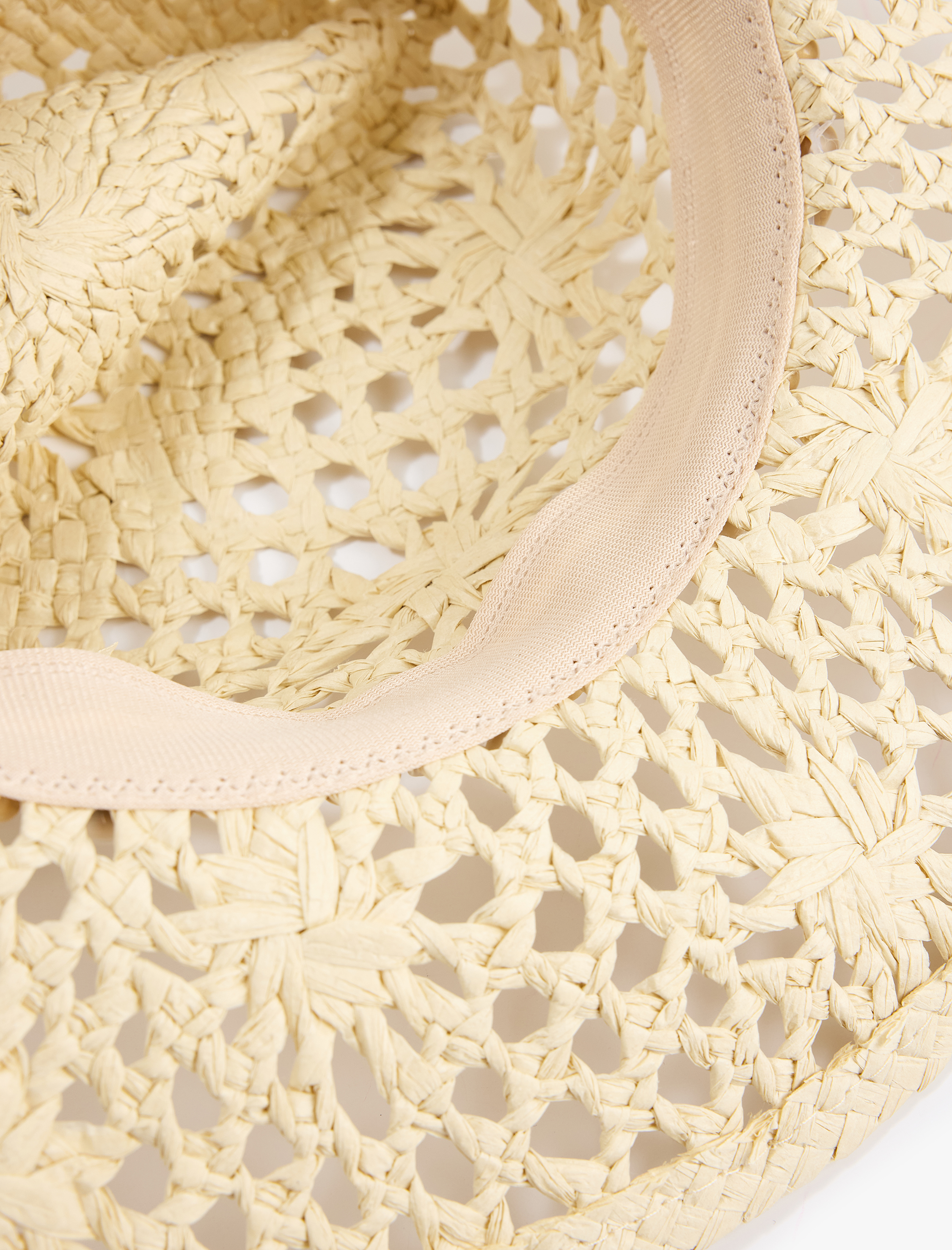  Kadın Deniz Kabuğu Detaylı Hasır Şapka