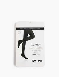 Mat Görünümlü 40 Den Külotlu Çorap