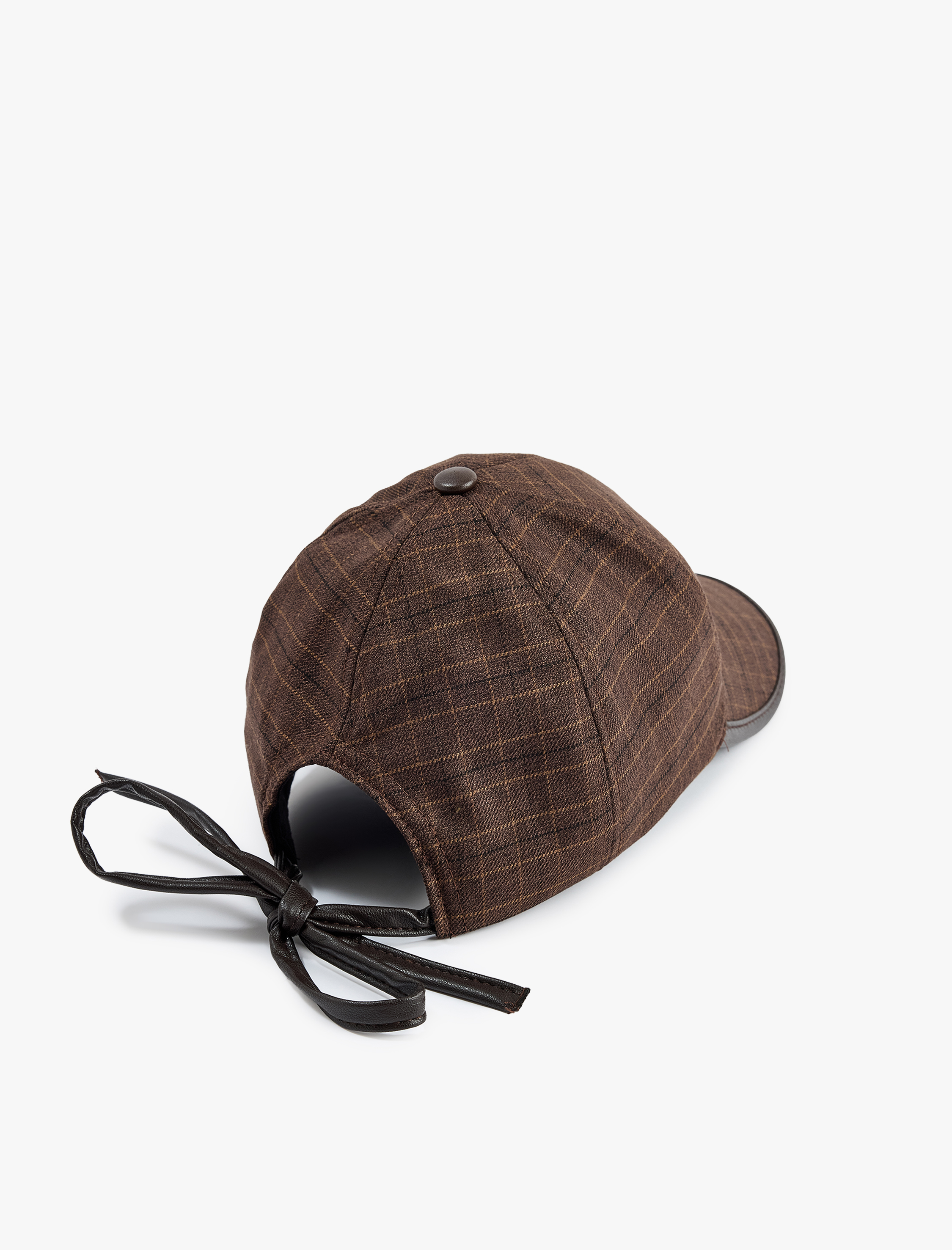  Kadın Ekoseli Kep Şapka