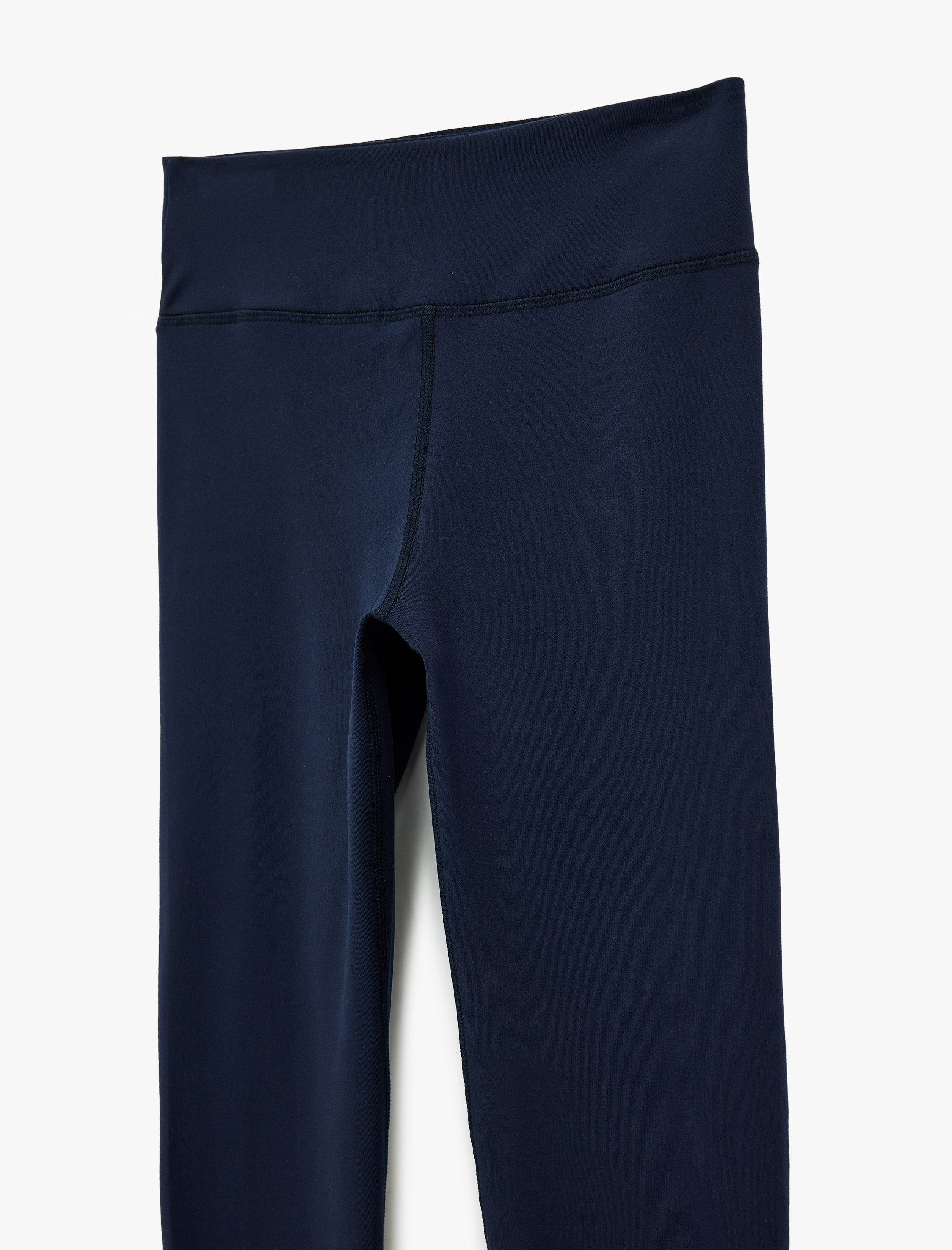   Yüksek Bel Dikiş Detaylı Skinny Spor Tayt