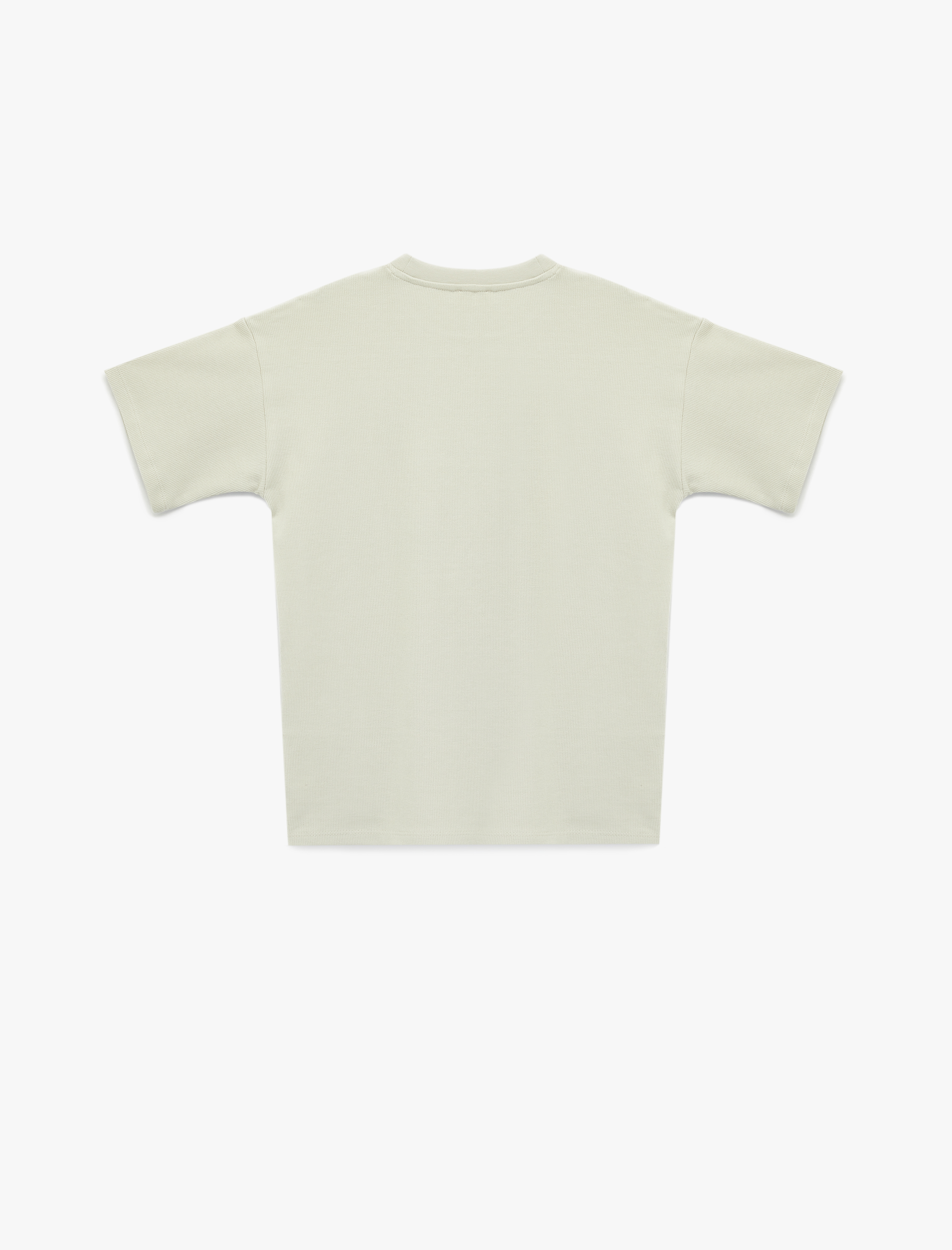  Erkek Çocuk Pamuklu Kısa Kollu Bisiklet Yaka Basic Tişört