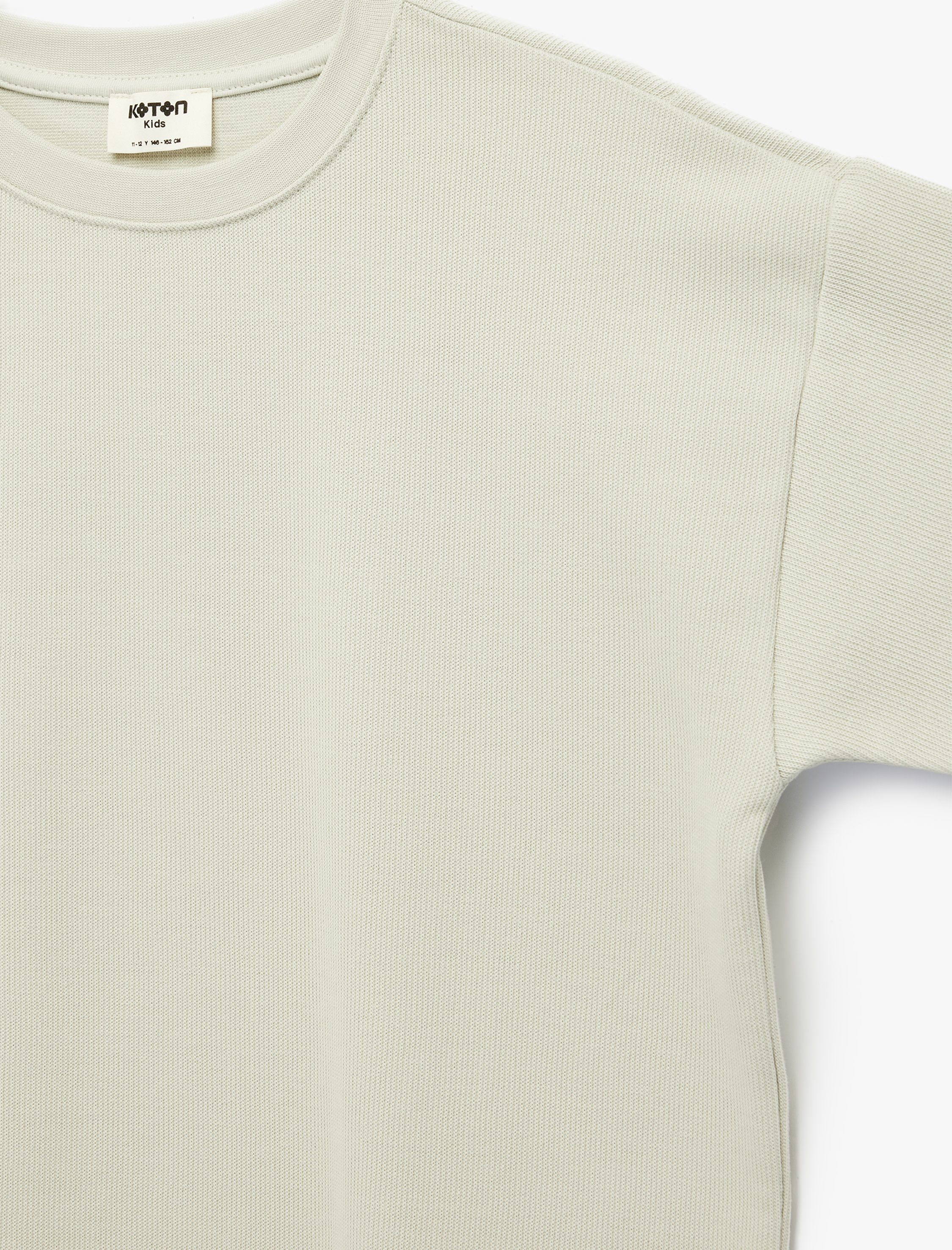  Erkek Çocuk Pamuklu Kısa Kollu Bisiklet Yaka Basic Tişört