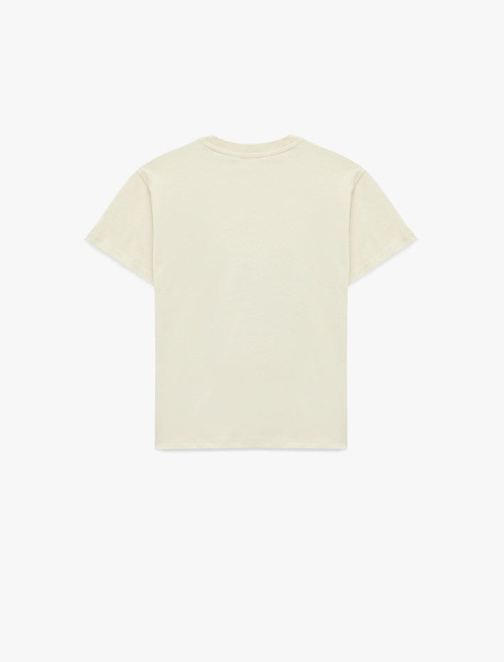 Erkek Çocuk Lisanslı Tom ve Jerry Baskılı Kısa Kollu Bisiklet Yaka Pamuklu Tişört