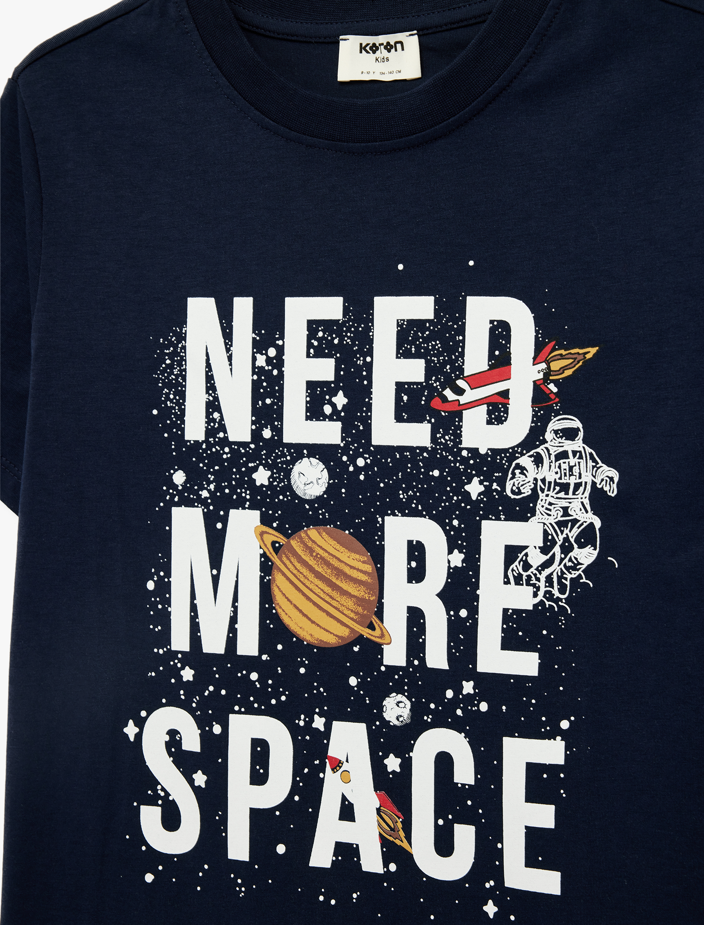  Erkek Çocuk Baskılı Kısa Kollu Bisiklet Yaka Pamuklu Tişört