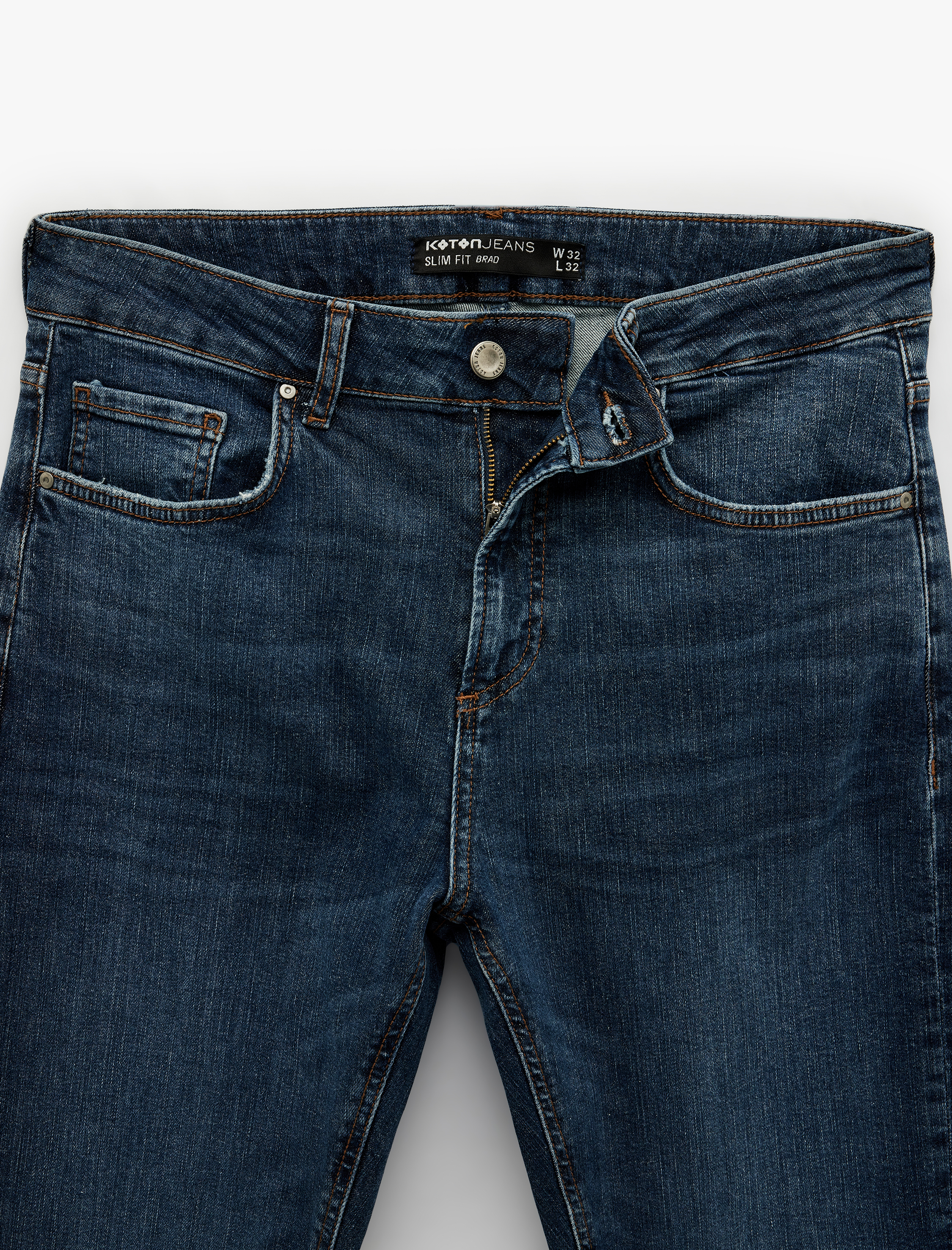   Normal Bel Slim Fit Jean Pantolon - Brad Jean