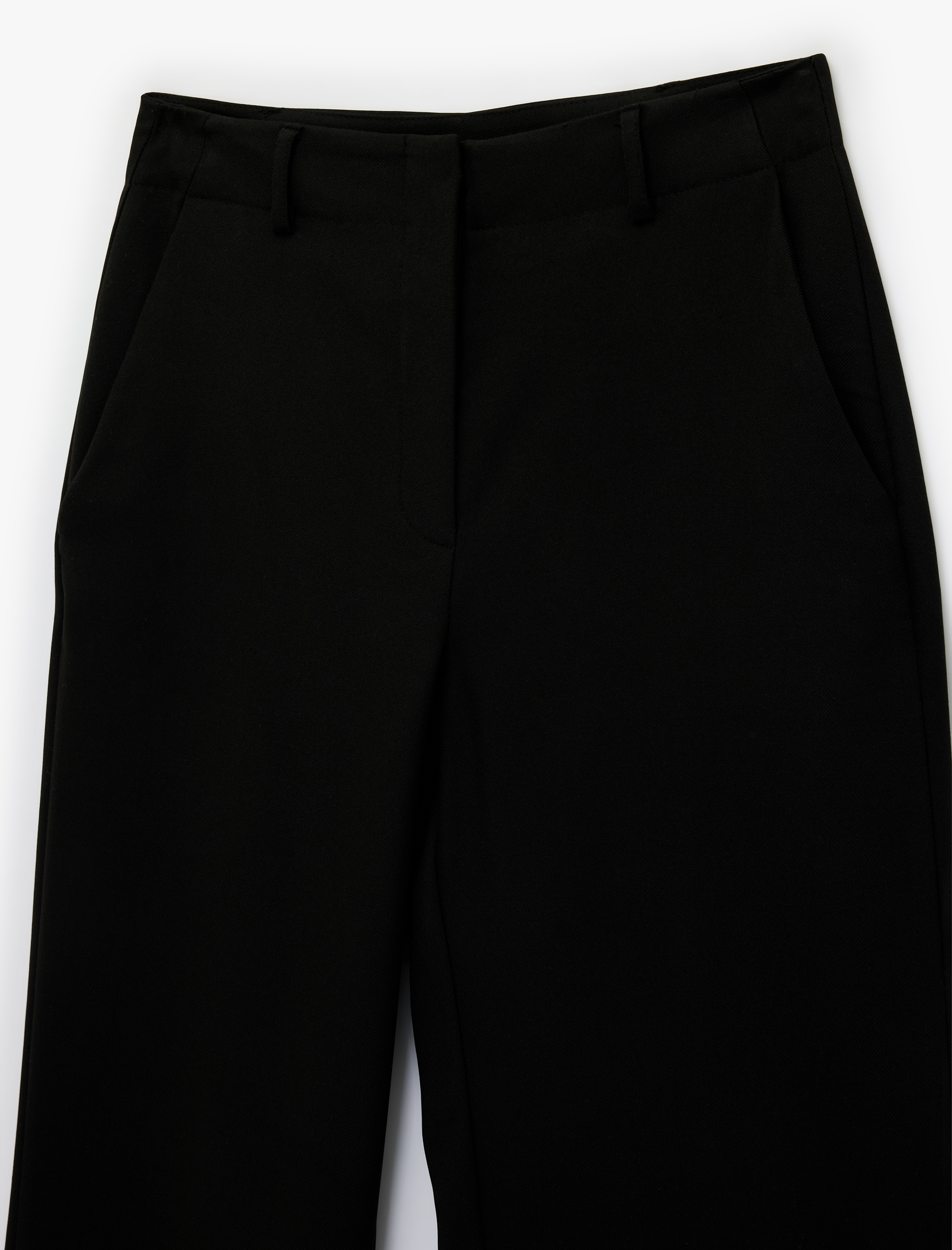   Rahat Kalıp Yüksek Bel Geniş Paça Pantolon