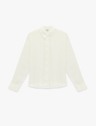 Regular Fit Uzun Kollu Viskon Gömlek