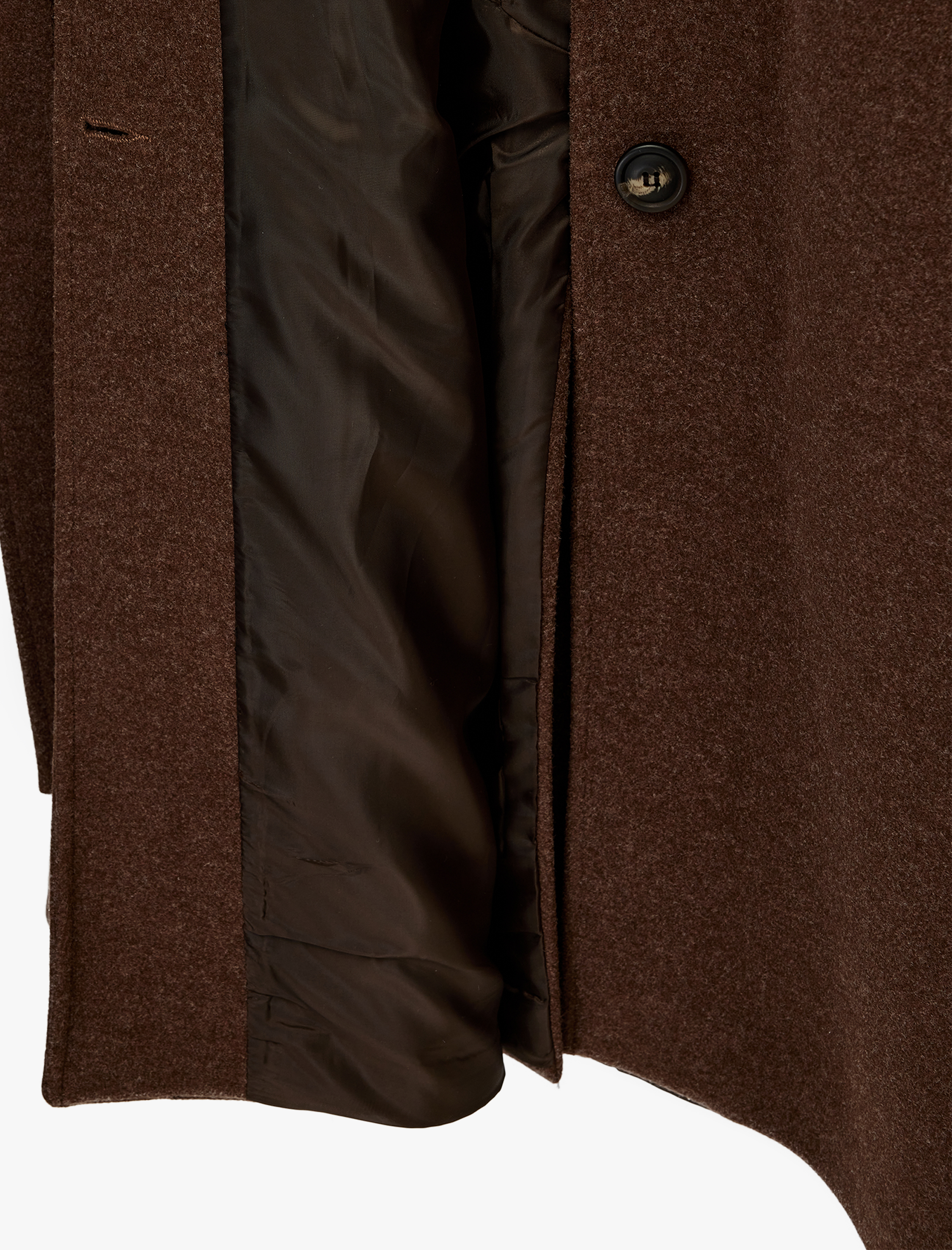   Regular Fit Uzun Kollu Cepli Çıkarılabilir Pelerinli Kemerli Uzun Kaşe Kaban