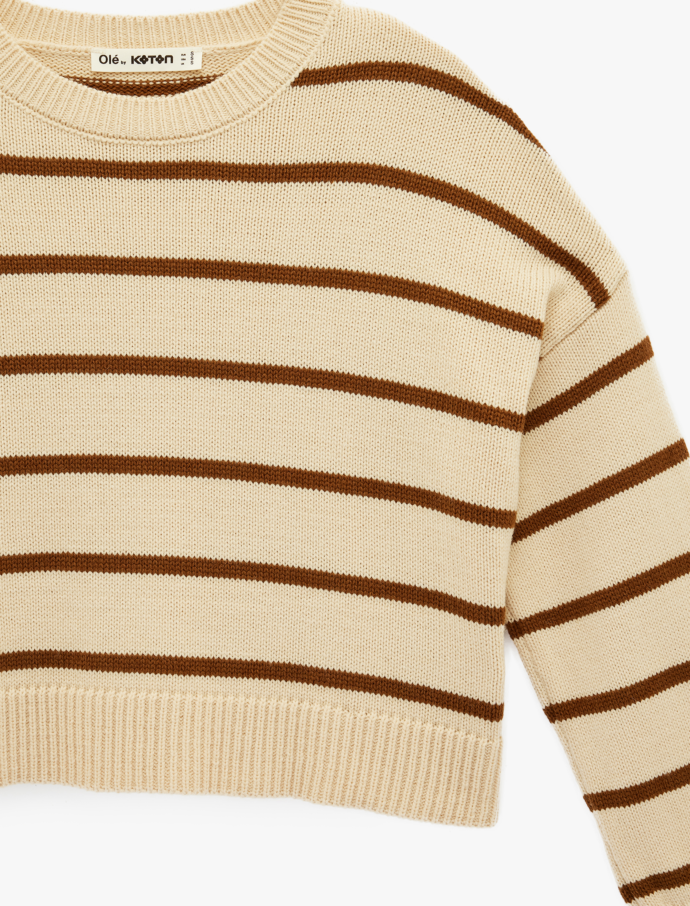   Koyun Yünü Karışımlı Uzun Kollu Bisiklet Yaka Triko Kazak