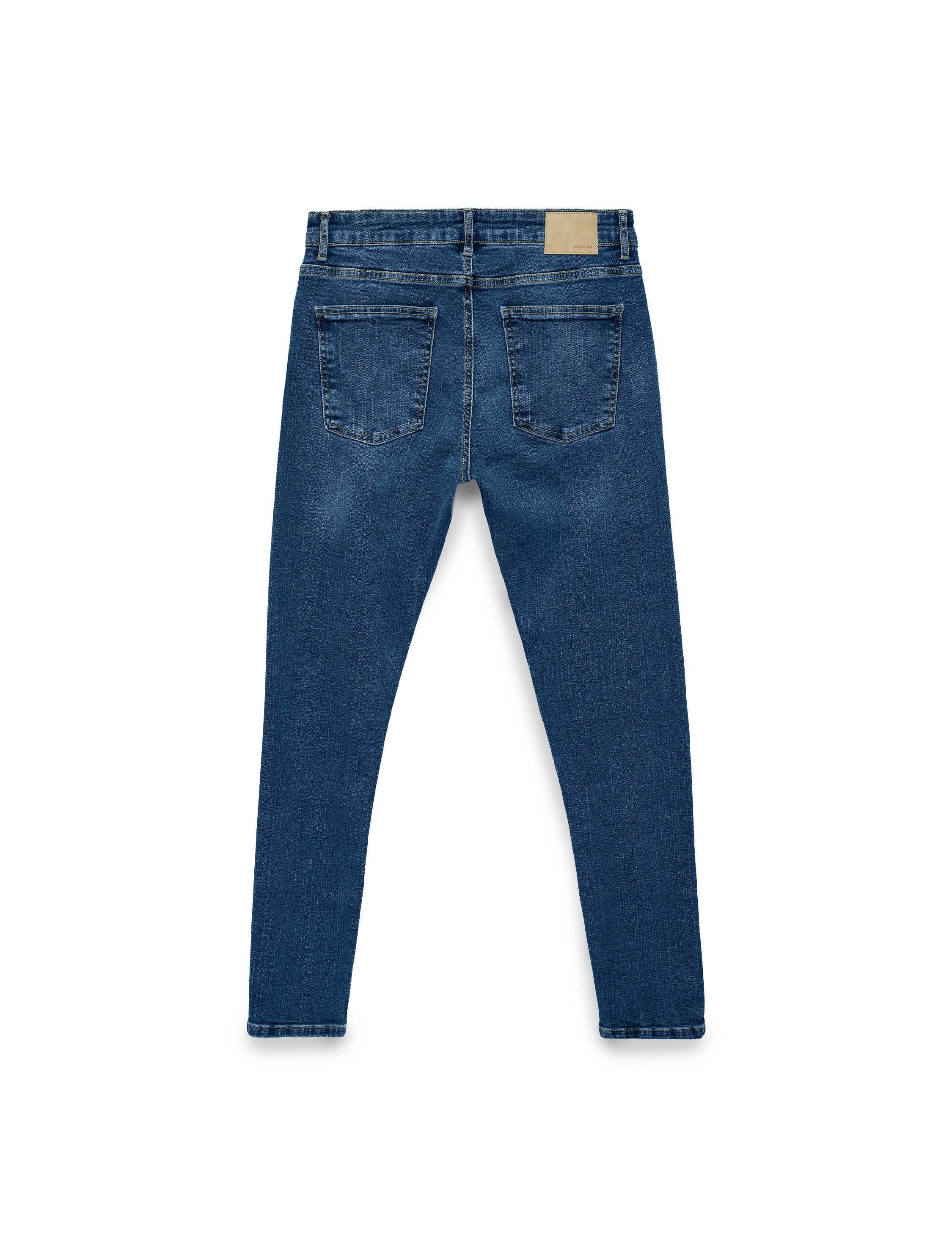   Normal Bel Cepli Dar Paça Demim Pantolon - Super Skinny Fit Justin Jeans