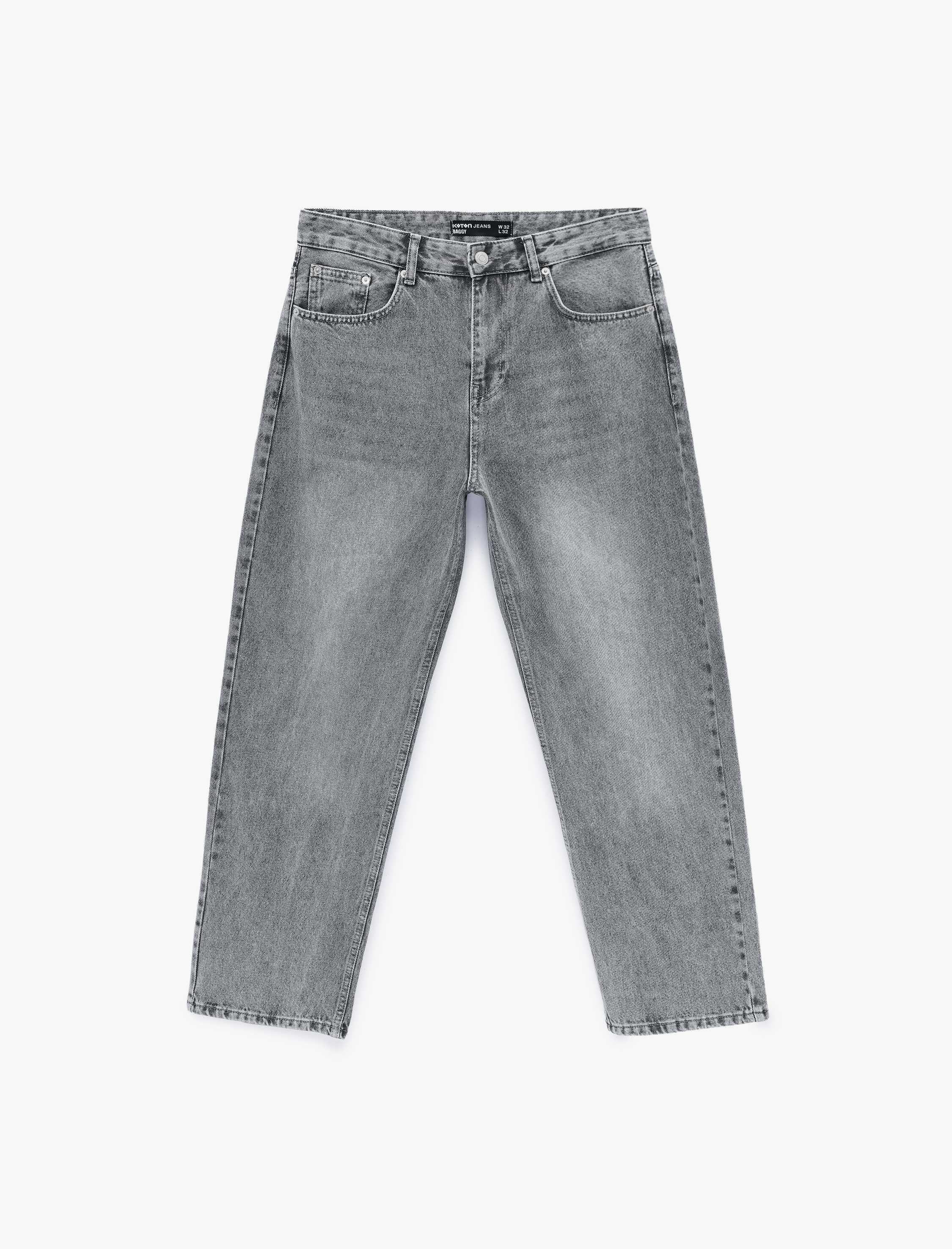   Normal Bel Oversize Geniş Paça Baggy Jean Pantolon - Baggy Jeans