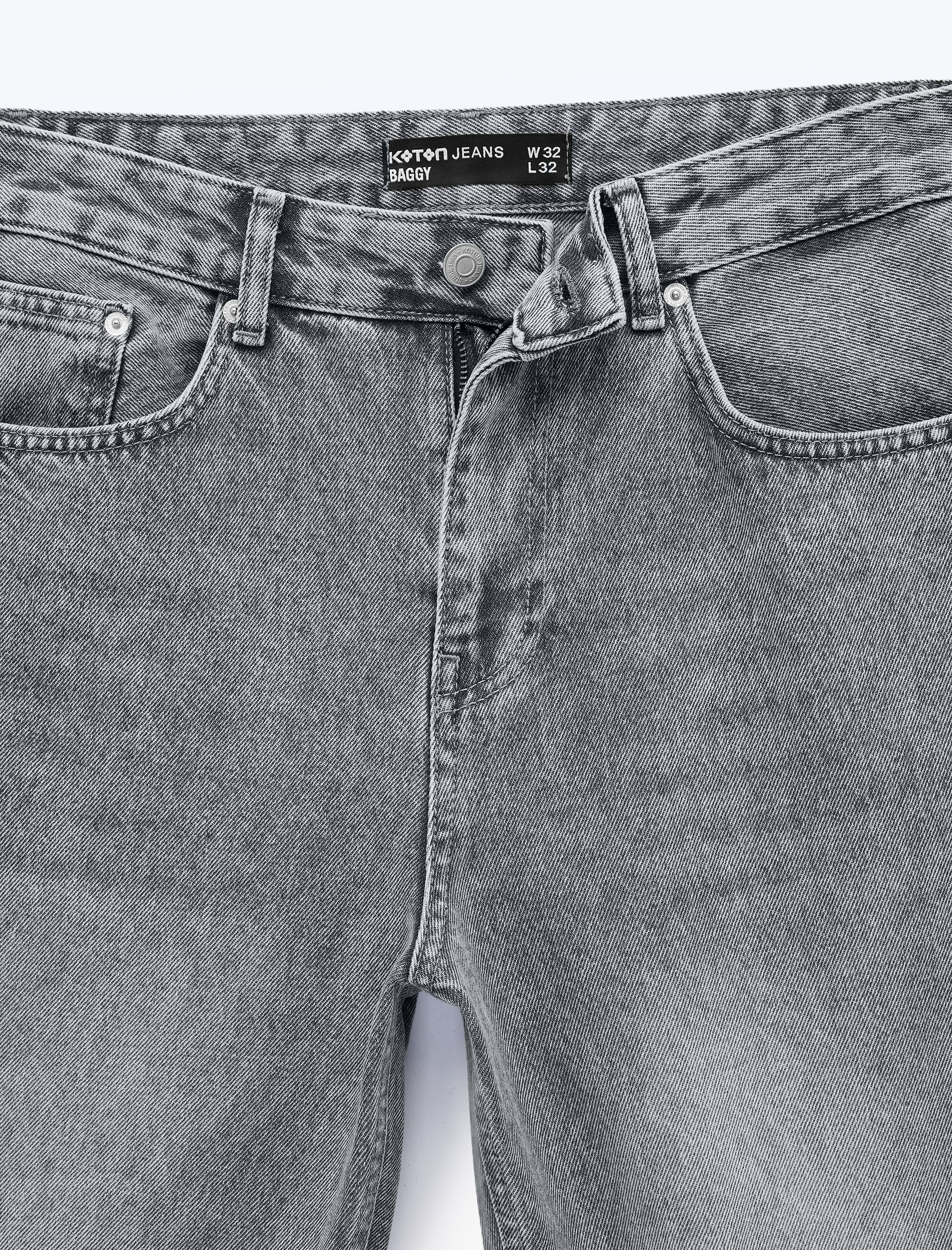   Normal Bel Oversize Geniş Paça Baggy Jean Pantolon - Baggy Jeans