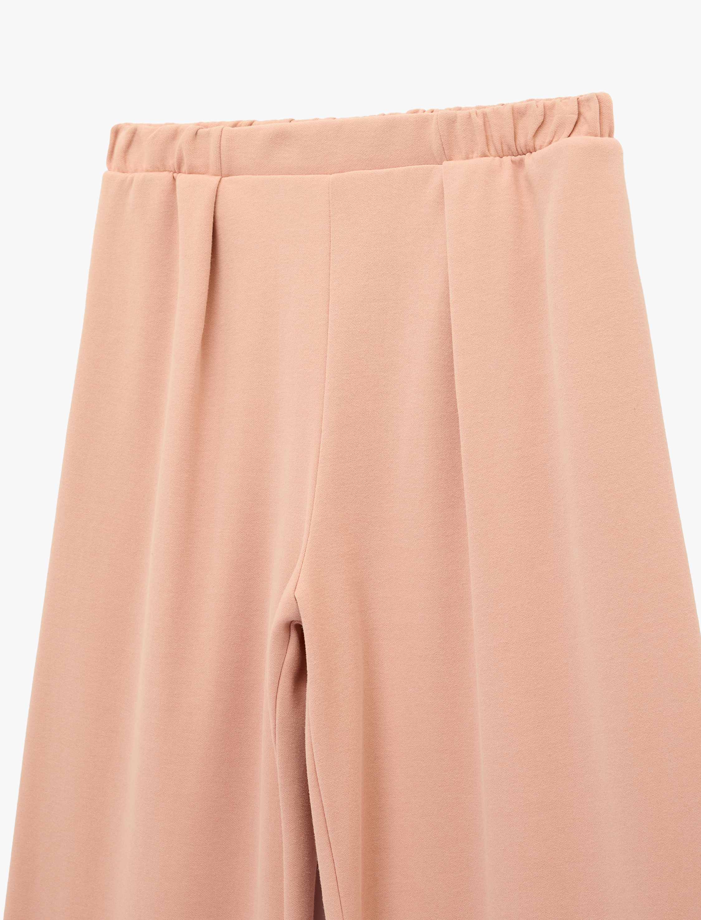   Yüksek Bel Lastikli Pamuklu Normal Paça Cepli Eşofman Altı