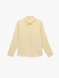 Uzun Kollu Klasik Yaka Regular Fit Gömlek