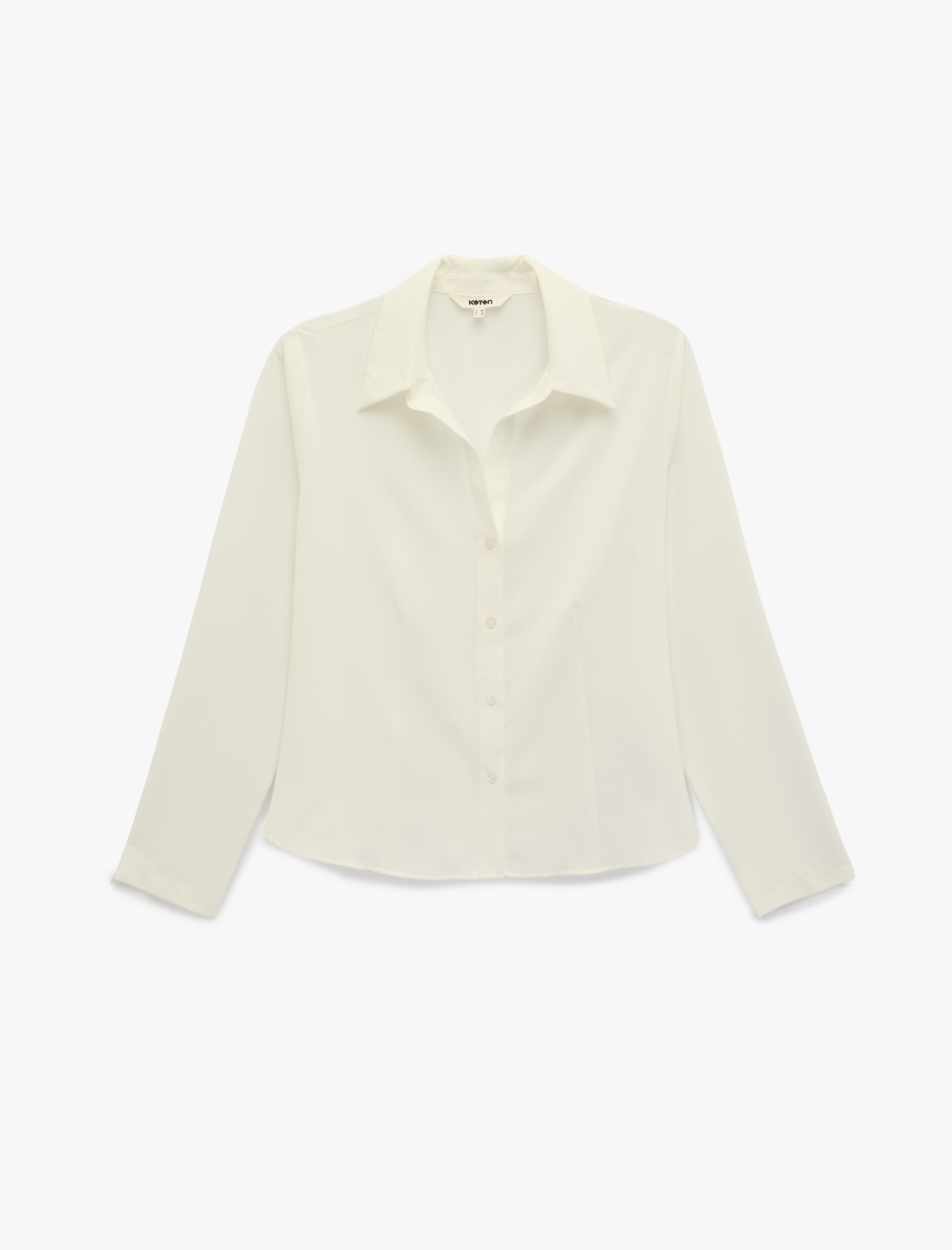   Slim Fit Uzun Kollu Düğmeli Klasik Yaka Gömlek