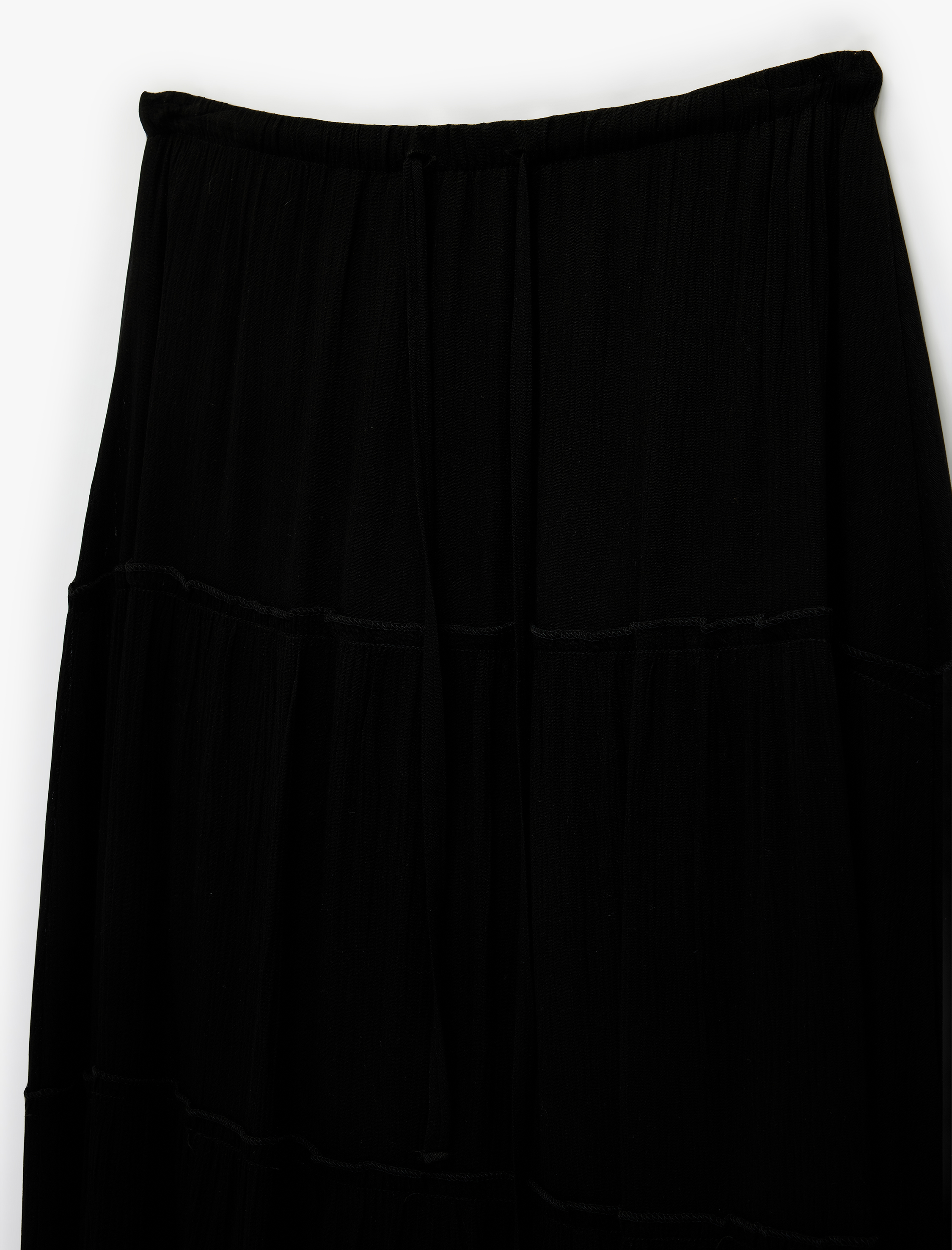   Bol Kesim Kloş Viskon Midi Etek