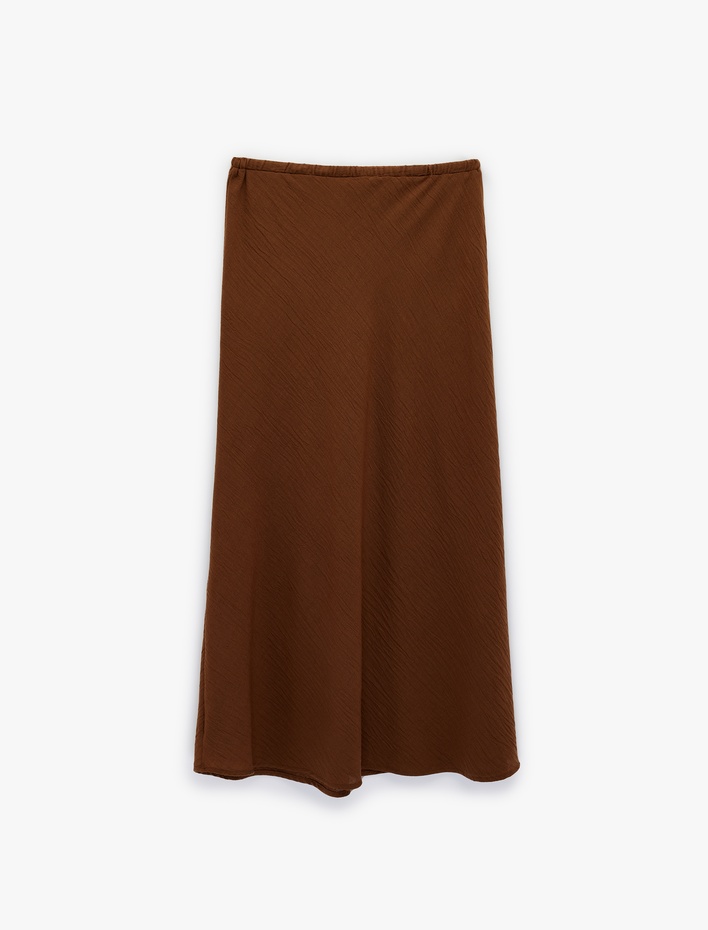  Rahat Kalıp A Kesim Midi Etek