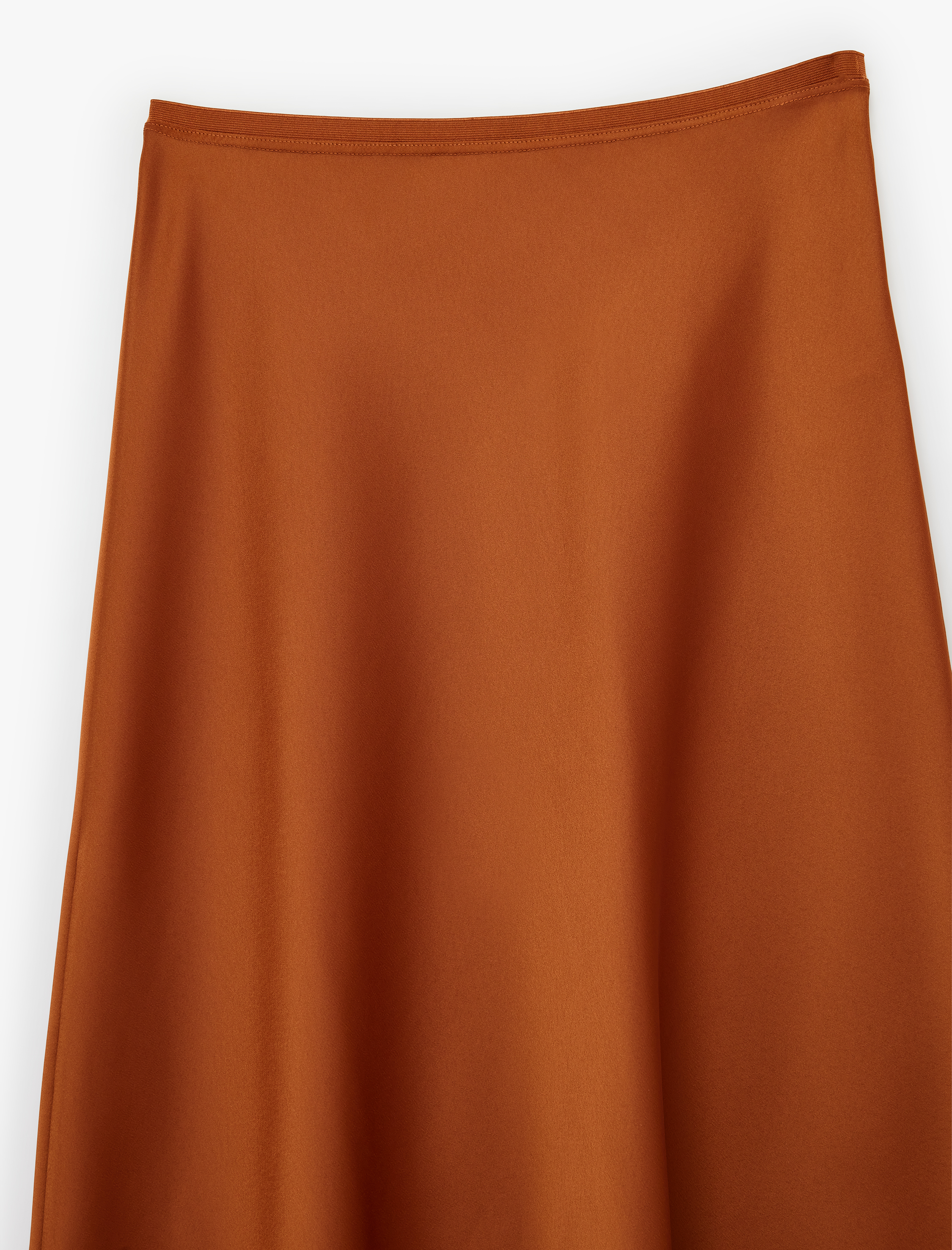   Regular Fit Balık Kesim Midi Etek