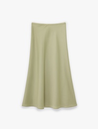 Regular Fit Balık Kesim Midi Etek