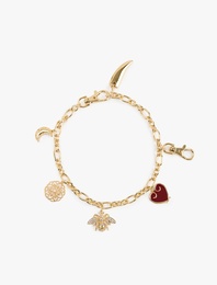 Zincirli Sallantılı Çelik Karışımlı Çanta Aksesuarı - Koton X Sima Tarkan