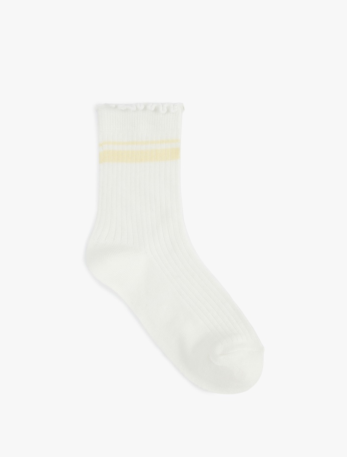 Kız Çocuk 3'lü Pamuklu Çorap Seti