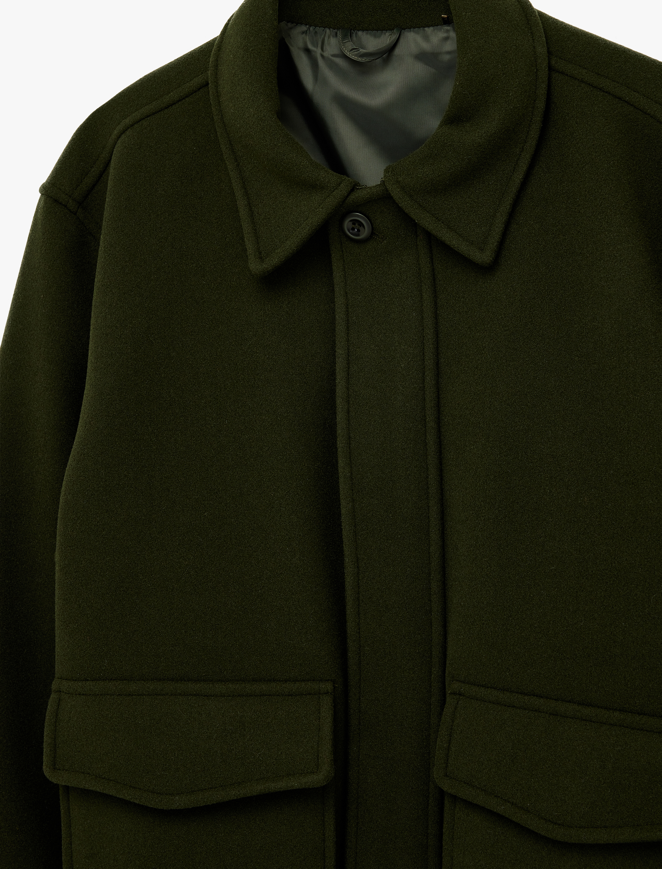   Gömlek Yaka Uzun Kollu Regular Fit Bomber Ceket