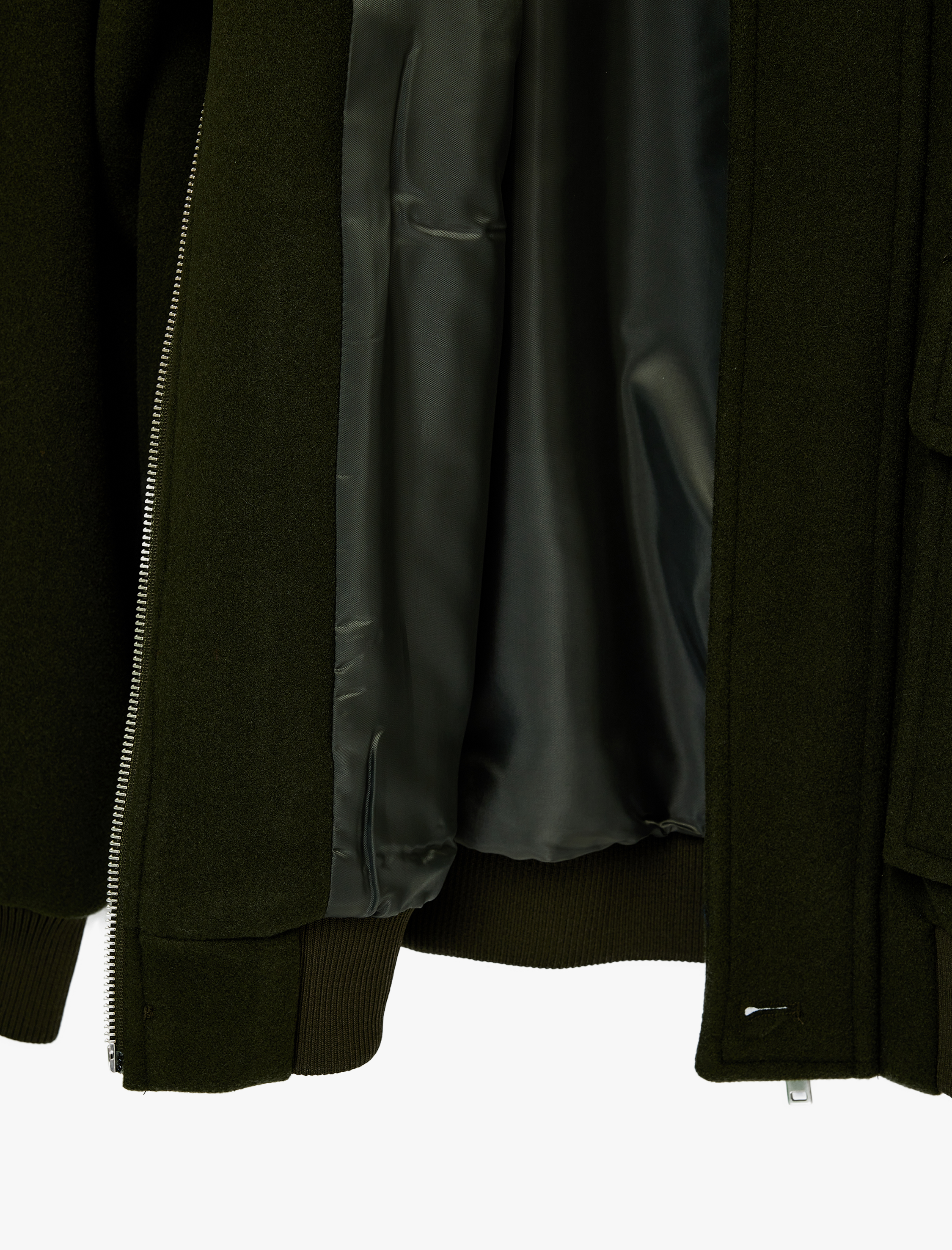   Gömlek Yaka Uzun Kollu Regular Fit Bomber Ceket