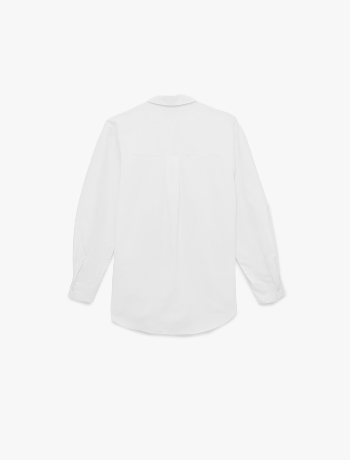  Klasik Yaka Uzun Kollu Düğmeli Gömlek