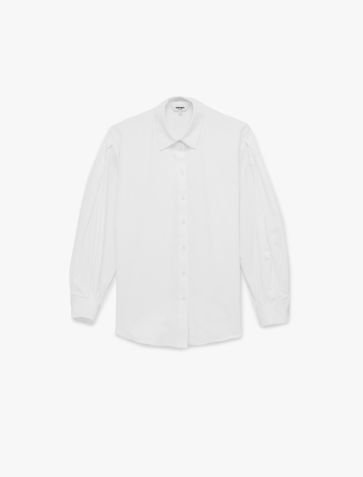  Klasik Yaka Uzun Kollu Düğmeli Gömlek