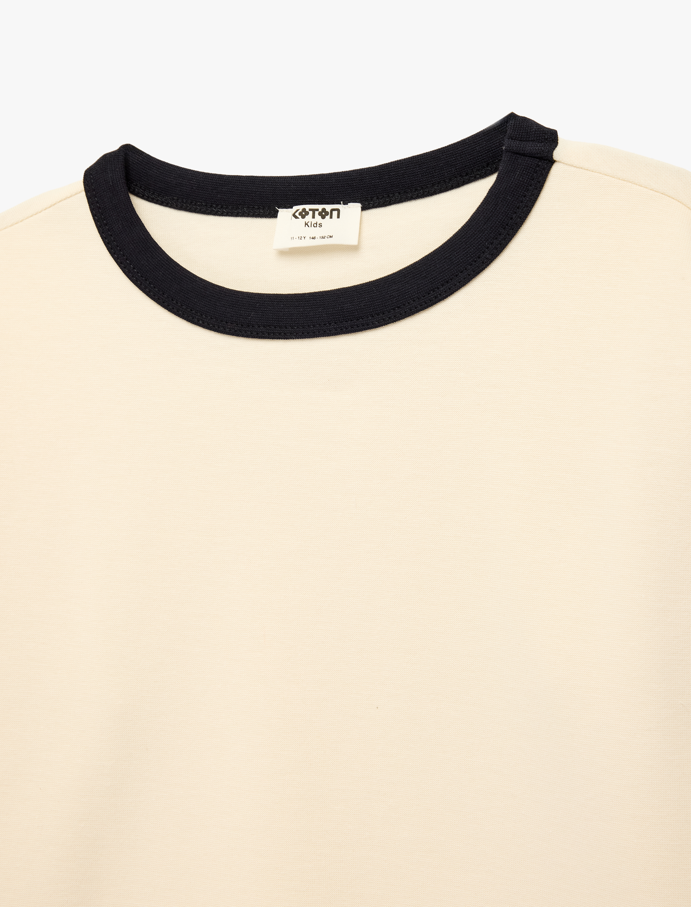  Erkek Çocuk Pamuklu Biyeli Bisiklet Yaka Uzun Kollu Tişört