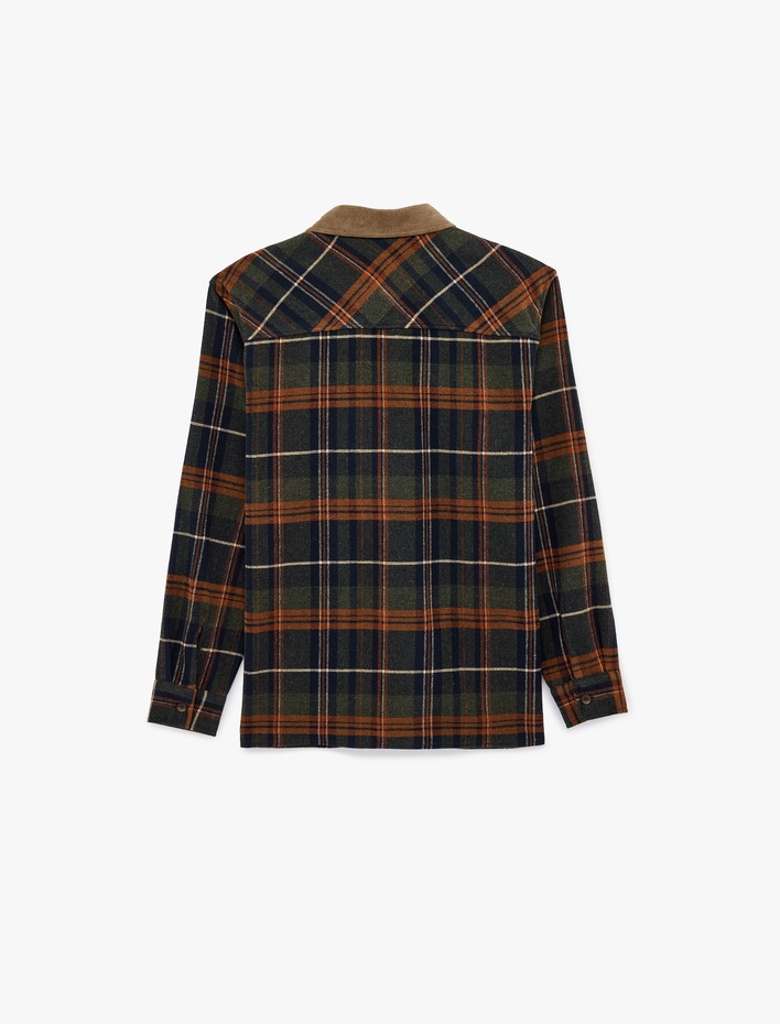  Regular Fit Uzun Kollu Klasik Yaka Oduncu Gömlek