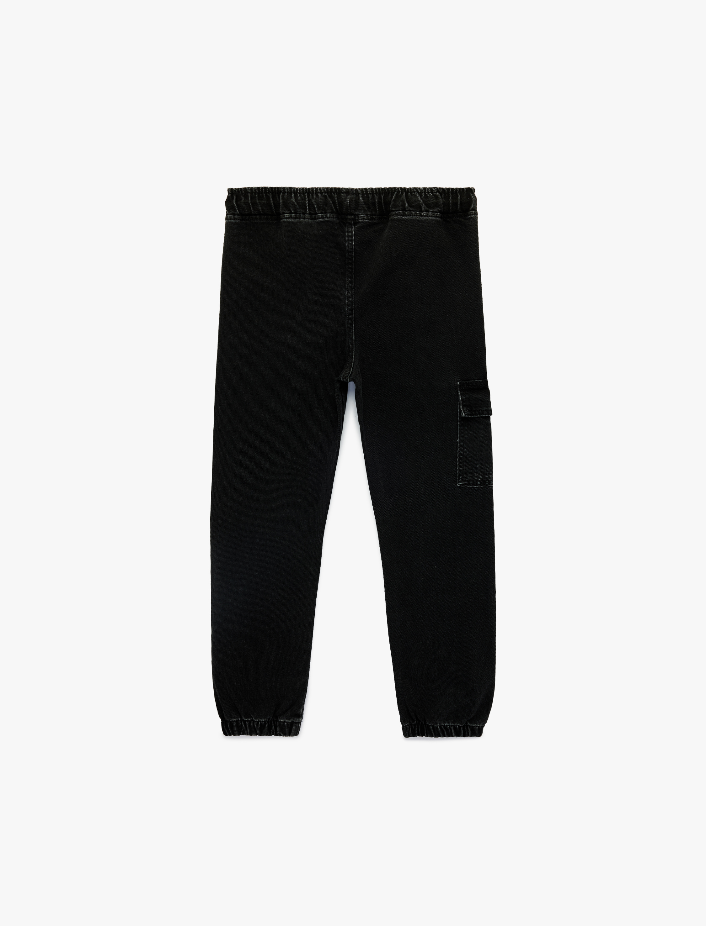  Erkek Çocuk Pamuklu Kargo Cepli Jogger Jean Pantolon