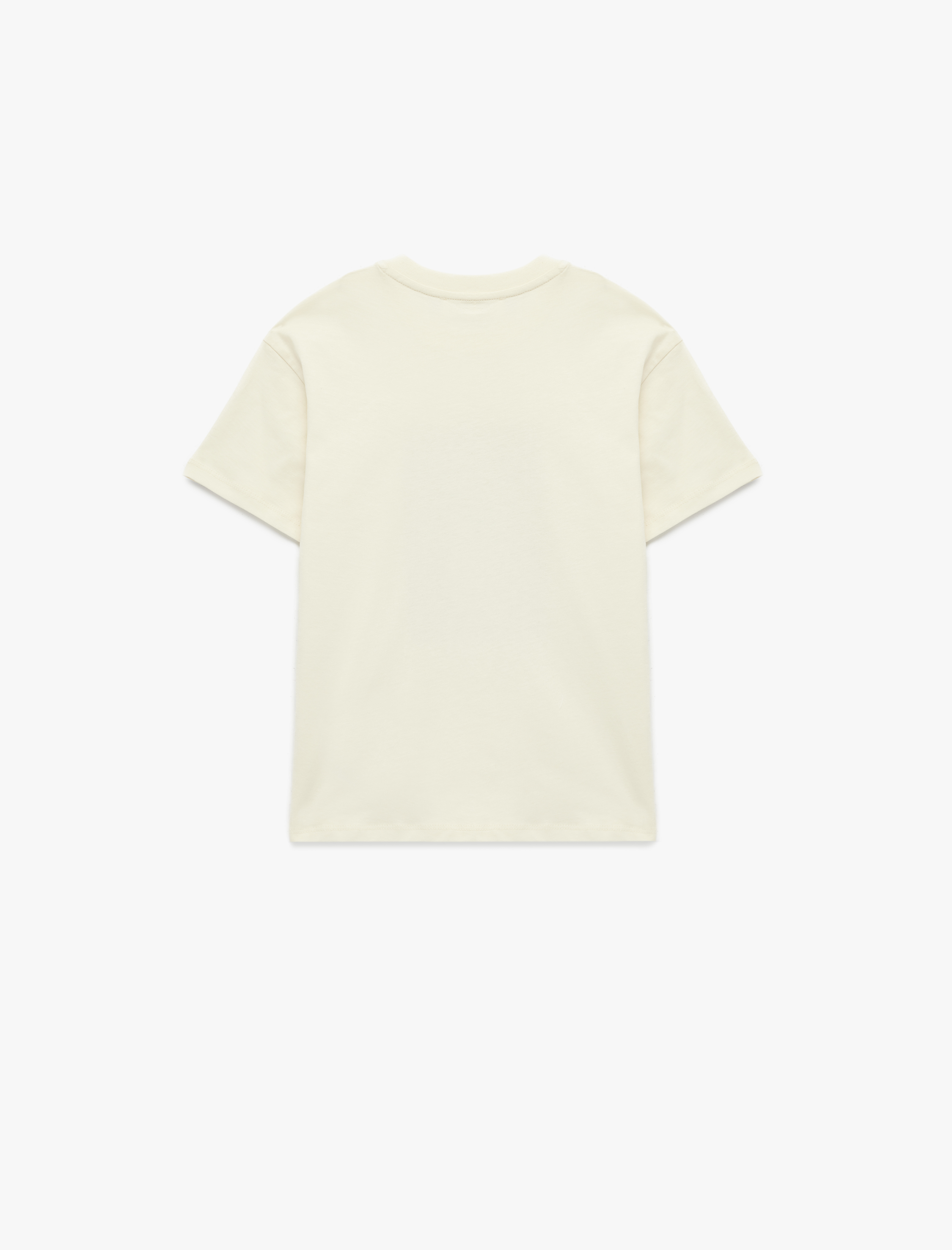  Erkek Çocuk Pamuklu Baskılı Kısa Kollu Bisiklet Yaka Tişört