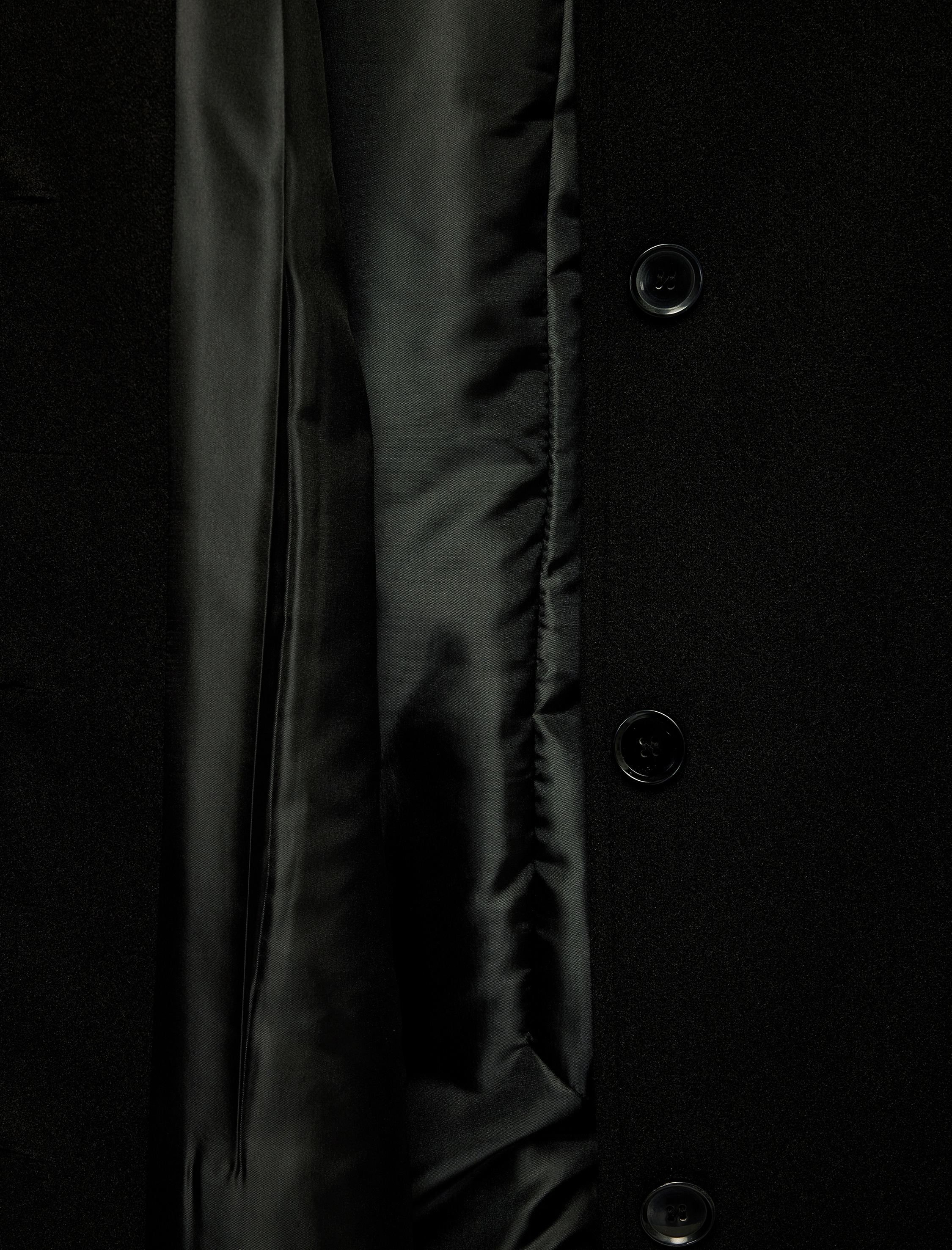   Kemerli Kaşe Kaban Cepli Regular Fit Uzun Kollu