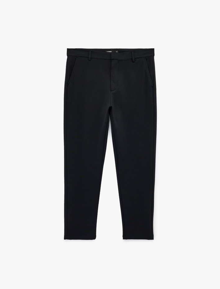  Slim Fit Normal Bel Cepli Kumaş Pantolon