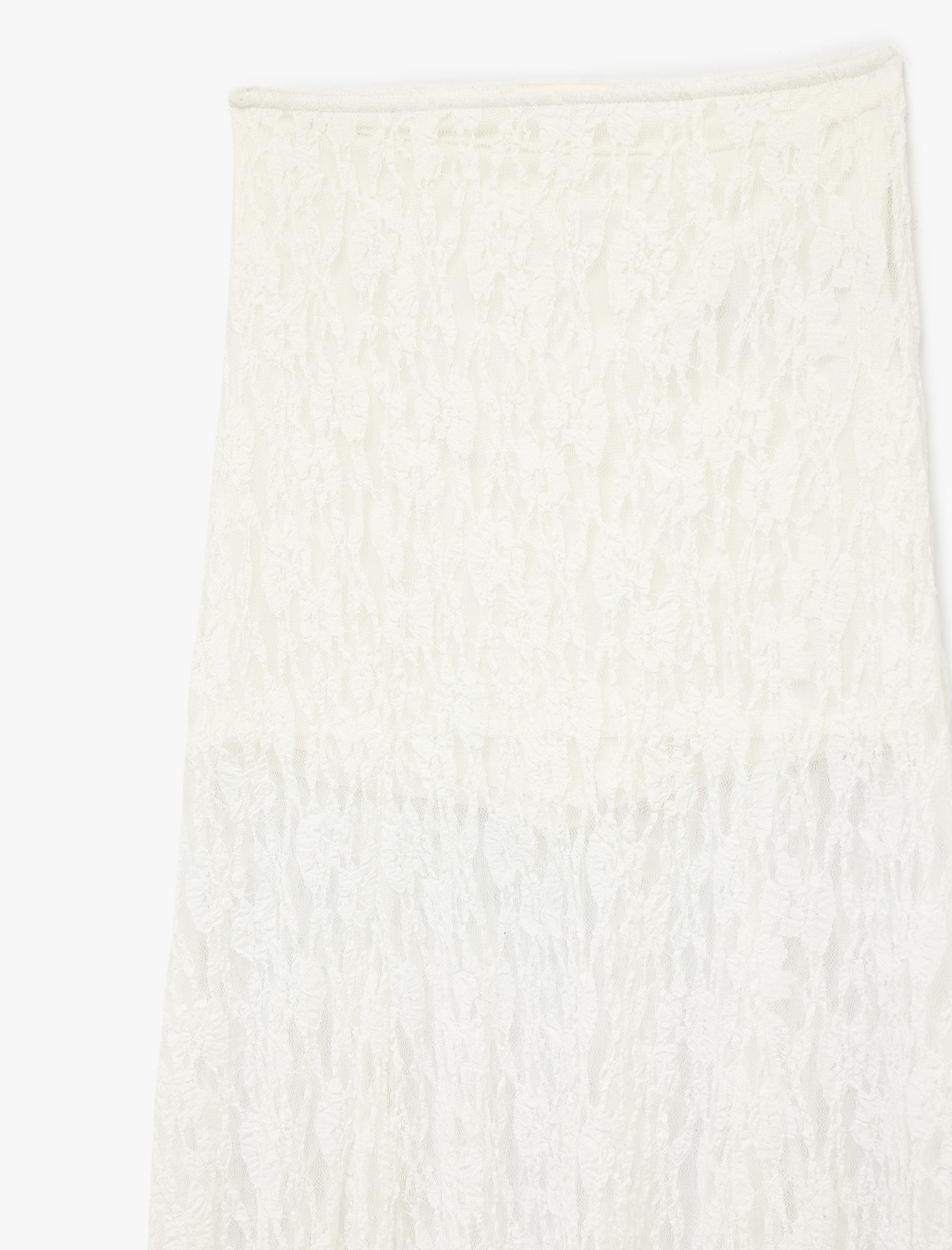   Slim Fit Midi Dantel Etek