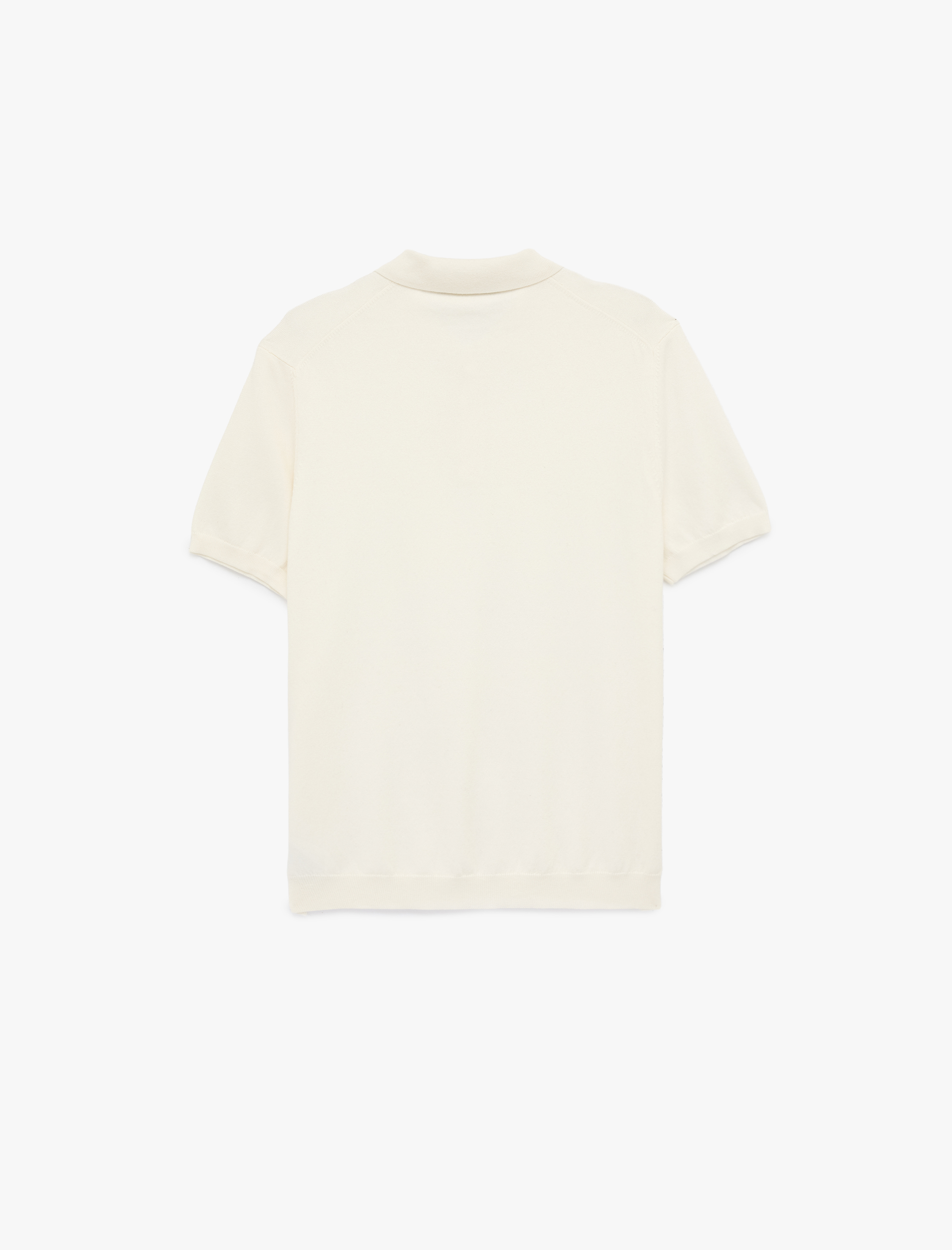   Regular Fit Kol Detaylı Düğmeli Polo Yaka Kısa Kollu Triko Tişört