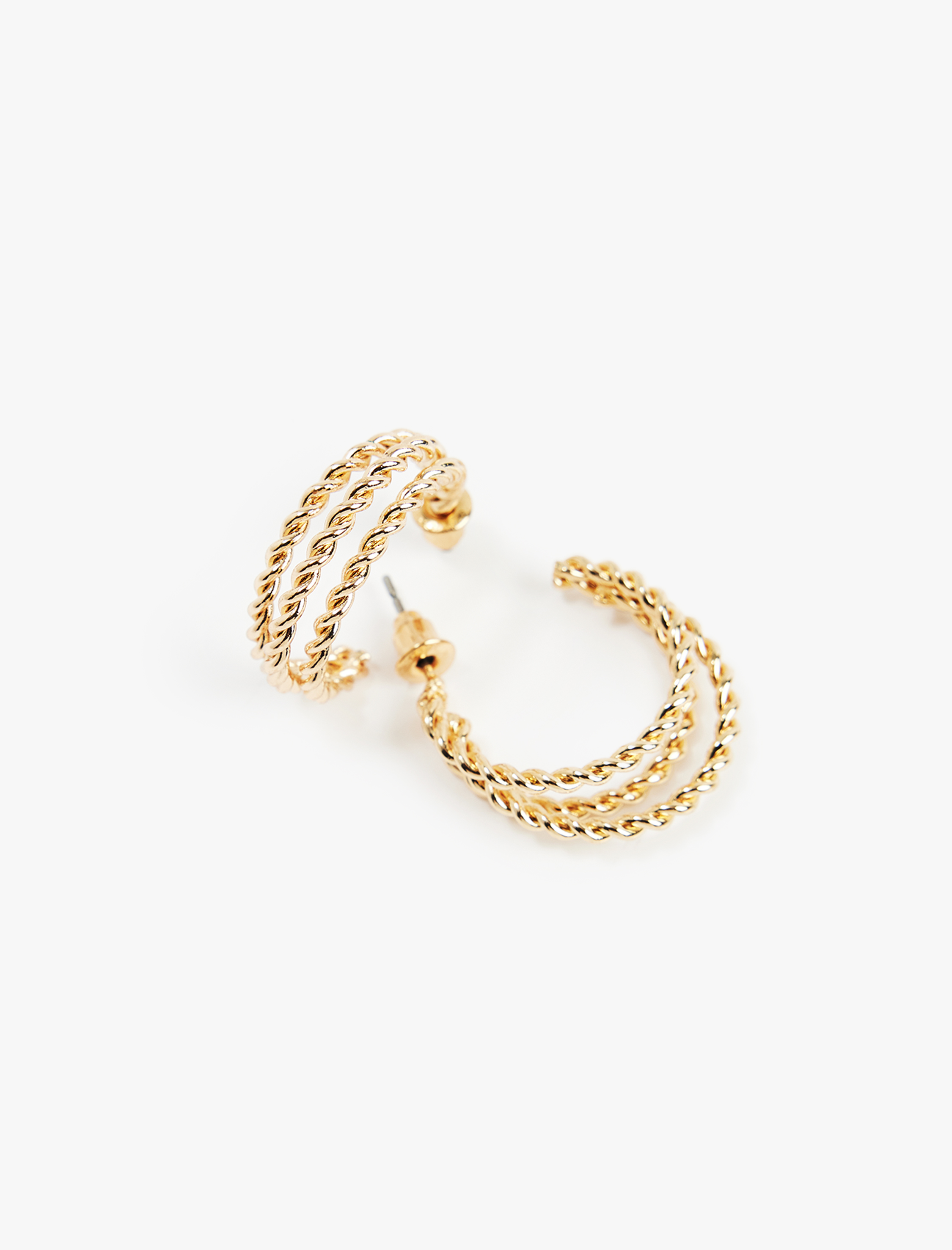  Kadın Çelik Burgu Halka Küpe