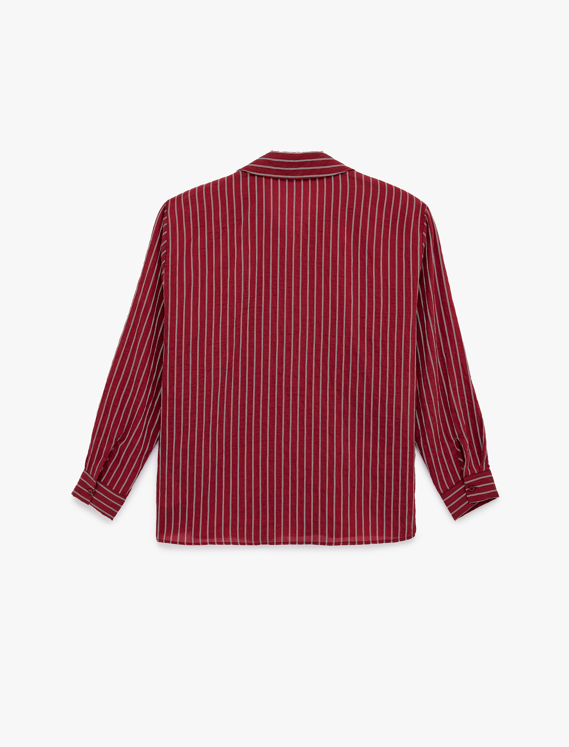   Regular Fit Uzun Kollu Klasik Yaka Oversize Gömlek