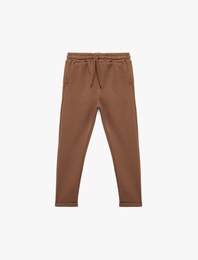 Beli Bağlamalı Cepli Basic Eşofman Altı