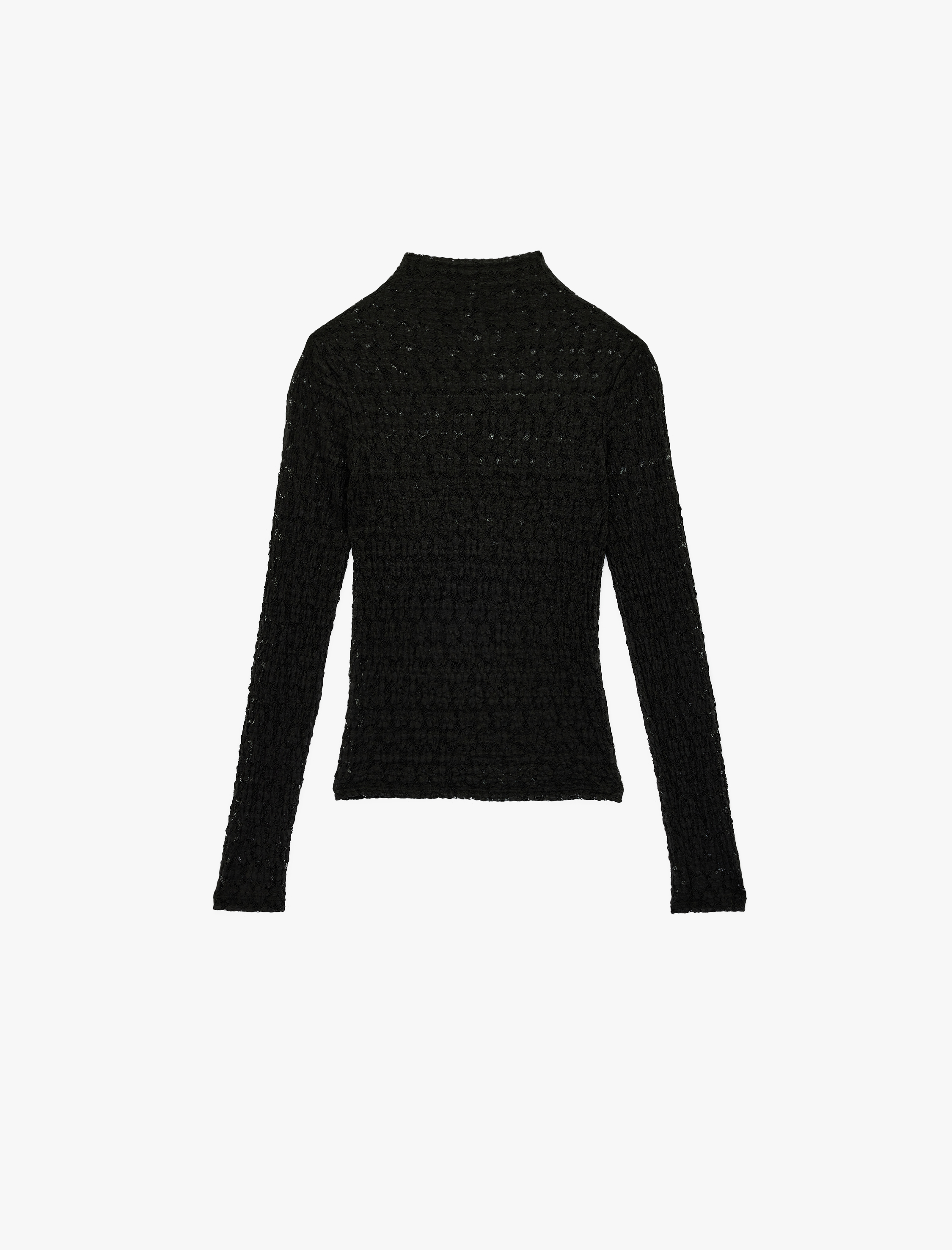   Uzun Kollu Dik Yaka Regular Fit Bluz