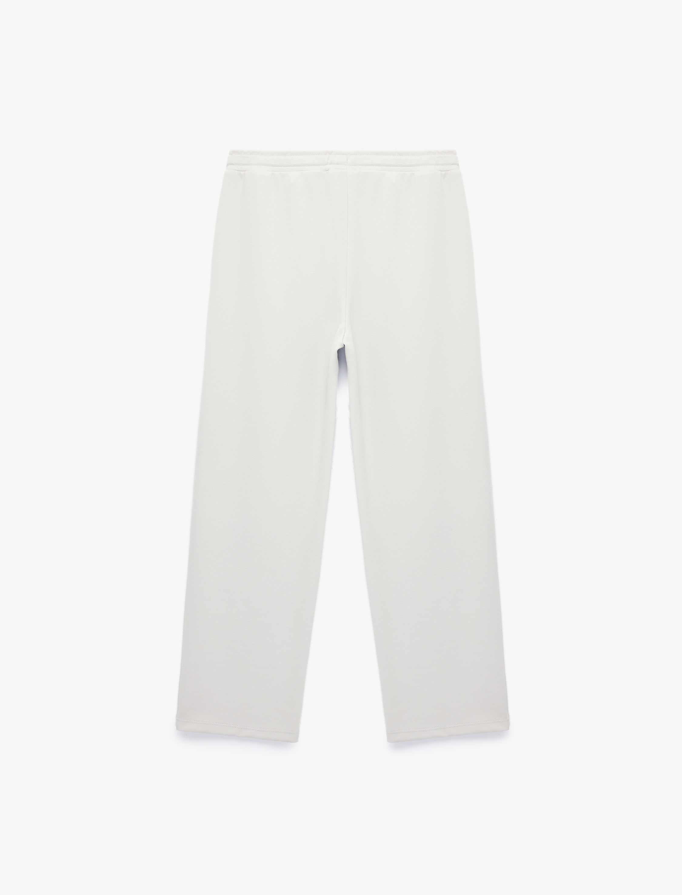  Erkek Çocuk Beli Bağcıklı Viskon Karışımlı Nervürlü Basic Eşofman Altı