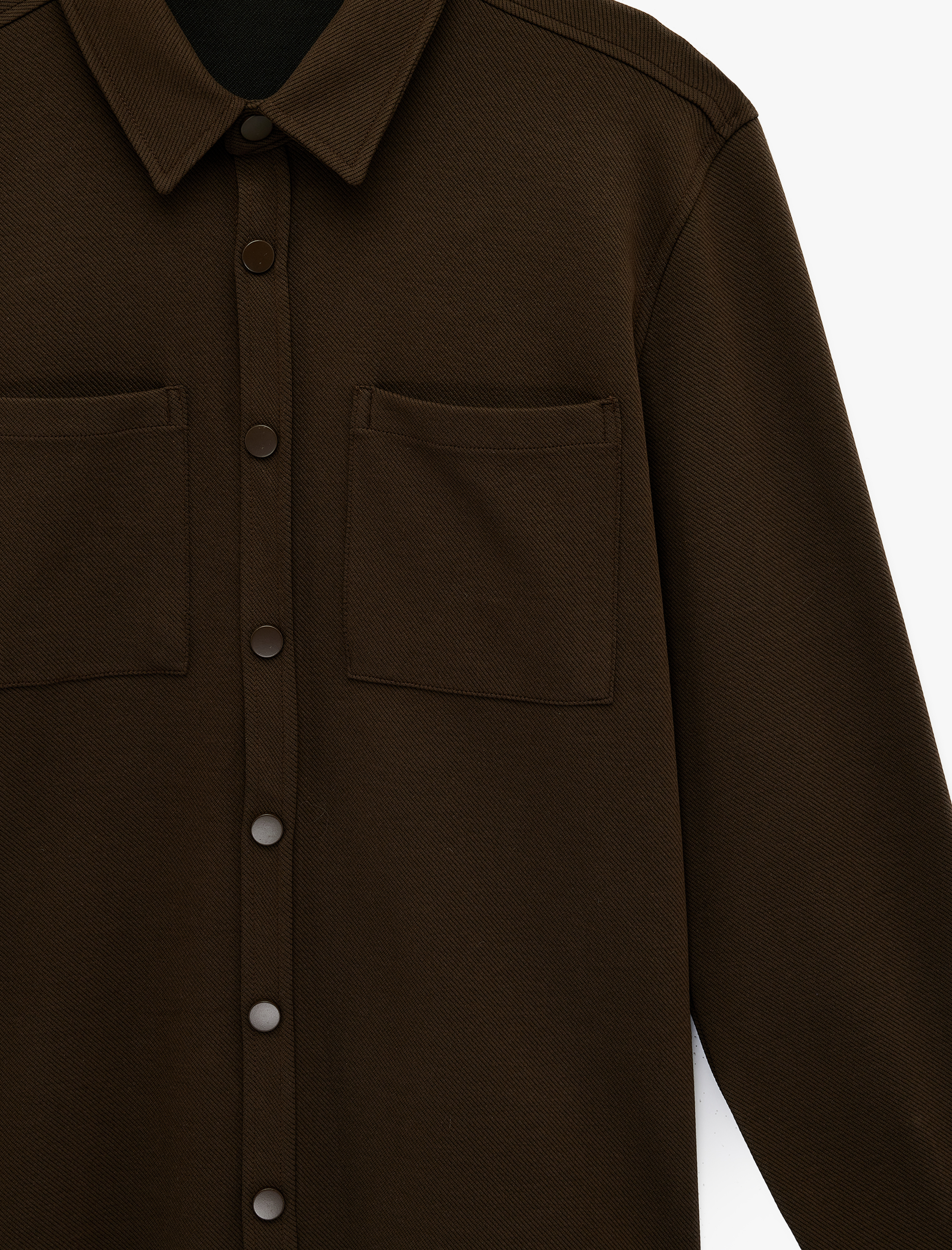   Regular Fit Cepli Çıtçıt Düğme Detaylı Klasik Yaka Uzun Kollu Gömlek Ceket