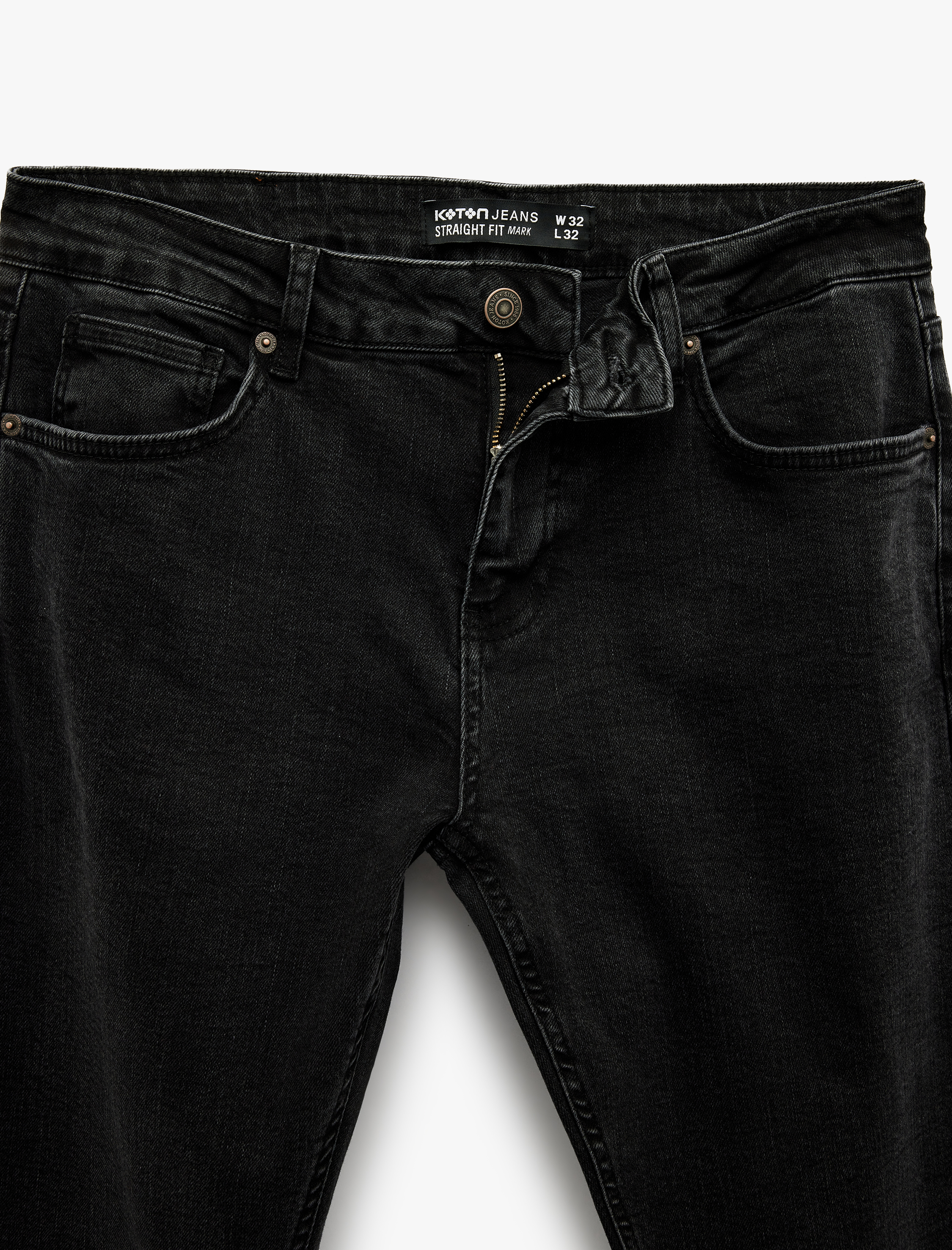   Pamuklu Normal Bel Straight Fit Jean Pantolon - Mark Jean