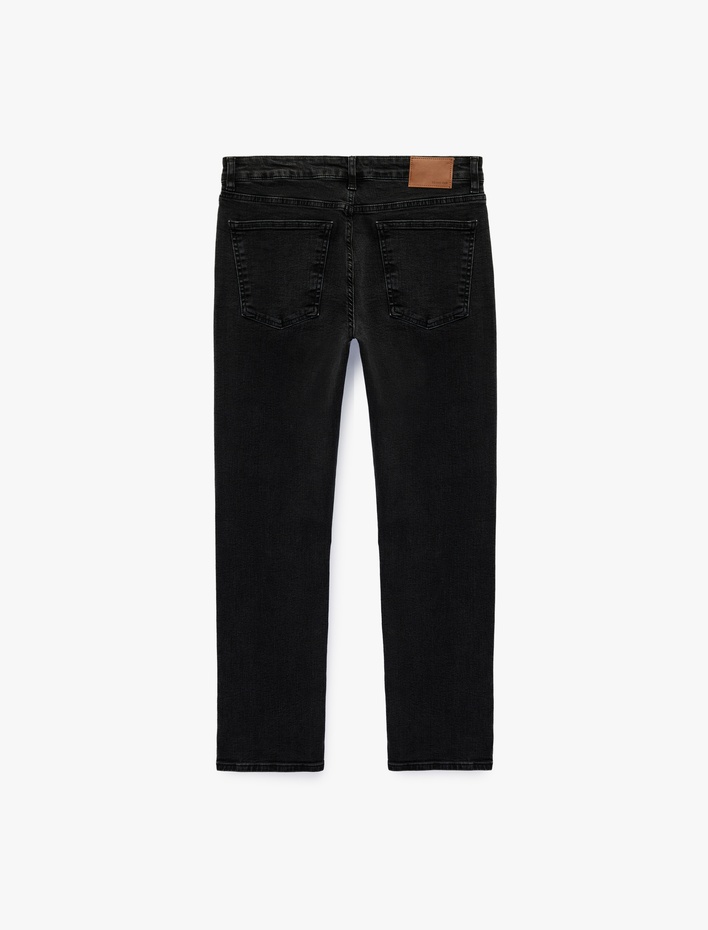  Pamuklu Normal Bel Straight Fit Jean Pantolon - Mark Jean