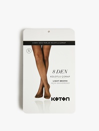 İzsiz Parlak 8 Den Külotlu Çorap