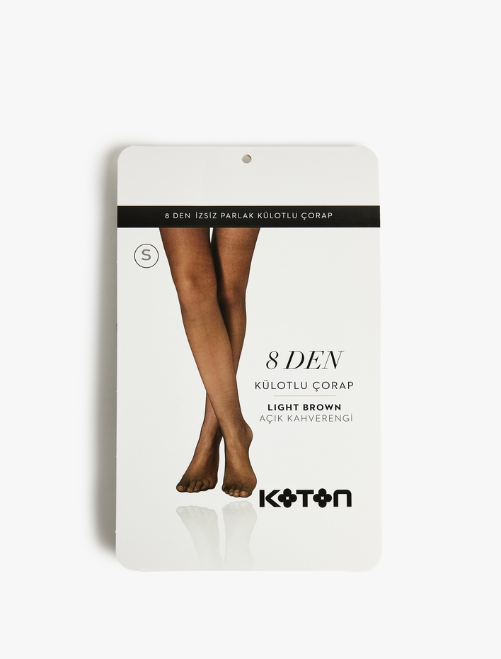 Kadın İzsiz Parlak 8 Den Külotlu Çorap