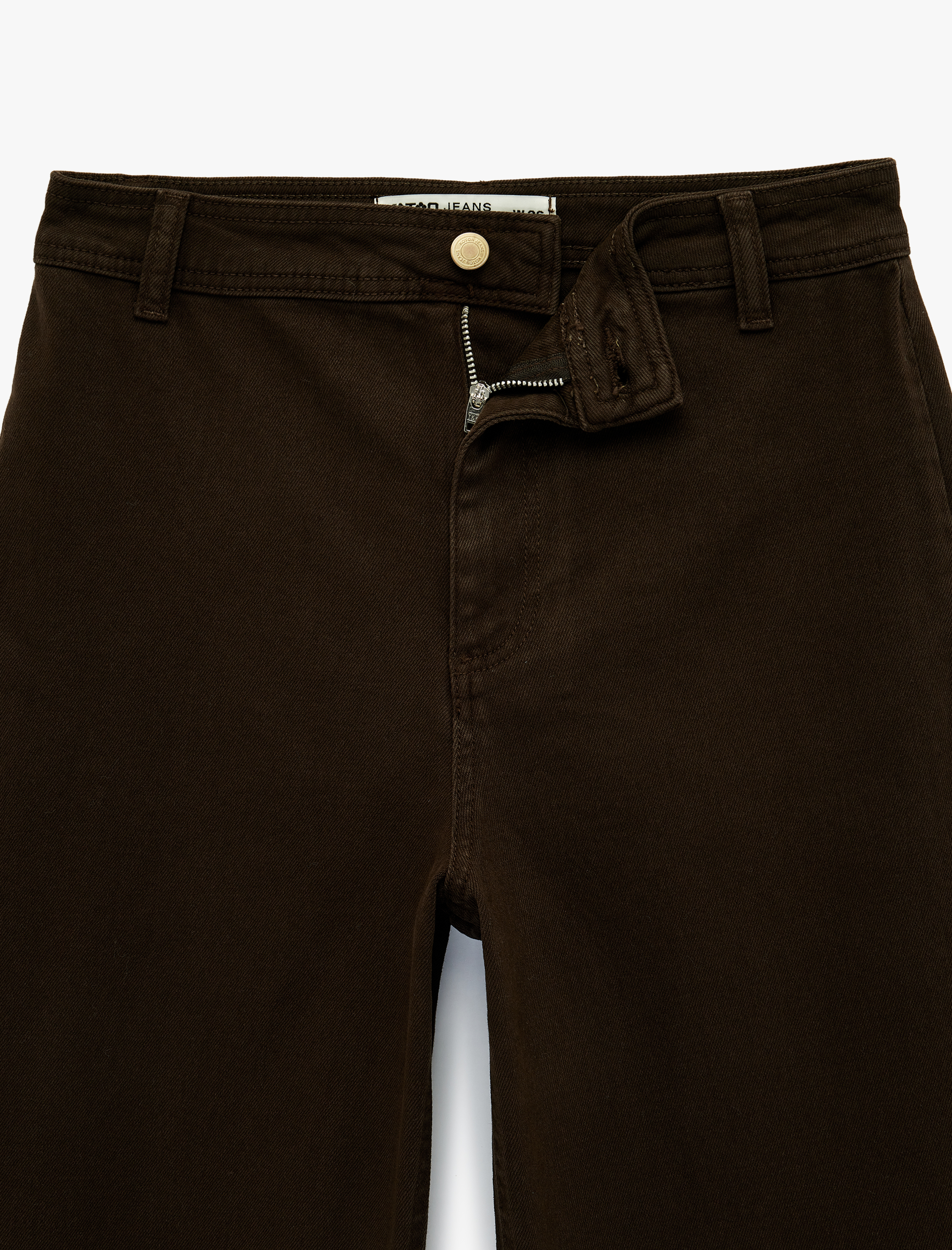   Normal Bel Rahat Kalıp Kesik Paça Jean Pantolon - Culoette Jean