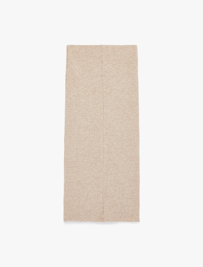  Standart Bel Yumuşak Dokulu Midi Kalem Etek