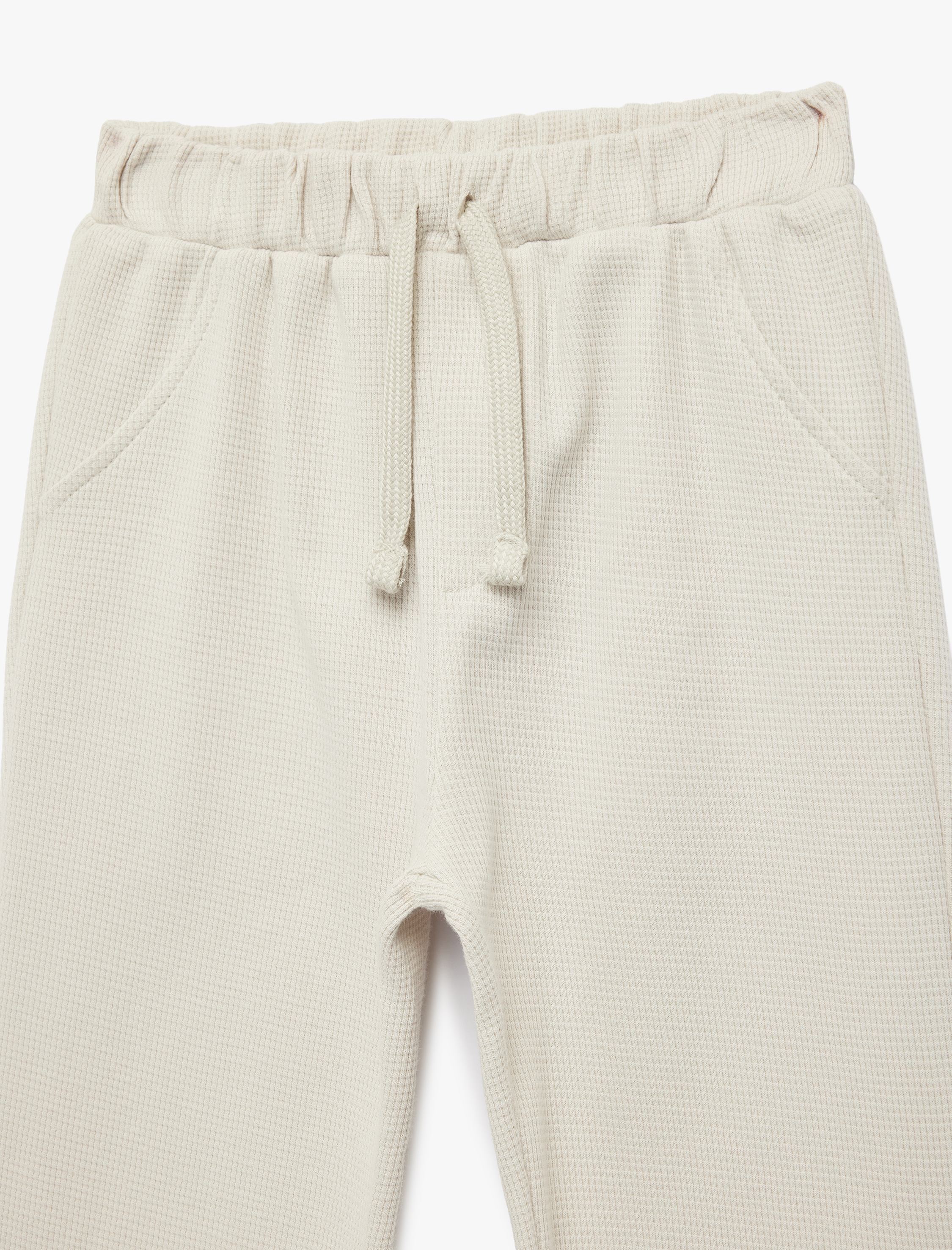  Erkek Bebek Pamuklu Beli Bağlamalı Cepli Eşofman Altı